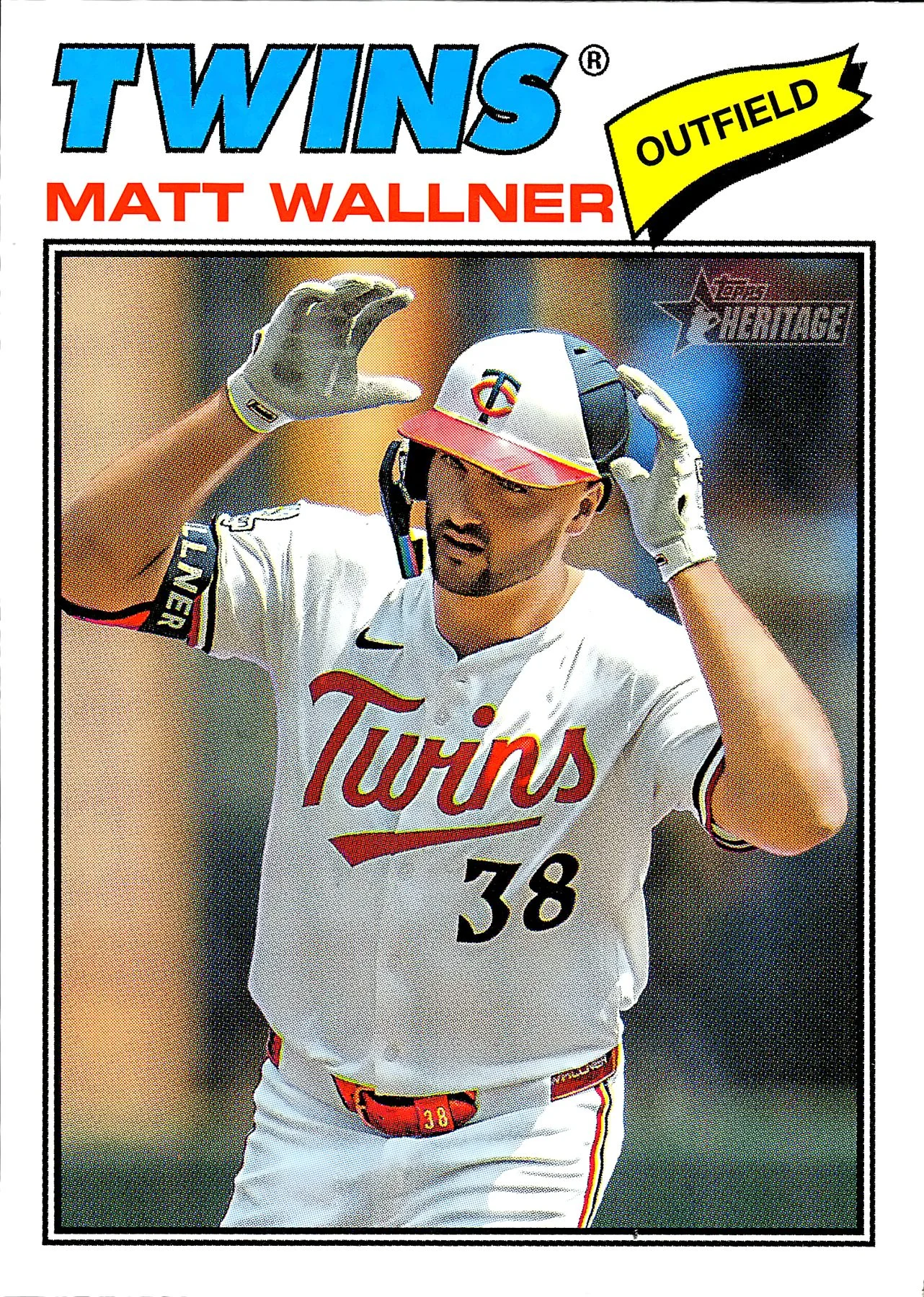 Matt Wallner #319 2025 Heritage baseball card - Front