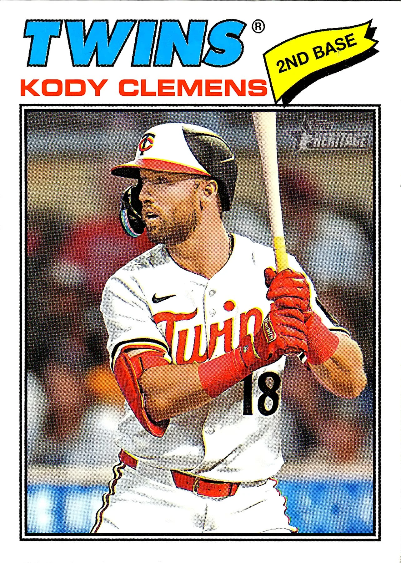 Kody Clemens #321 2025 Heritage baseball card - Front