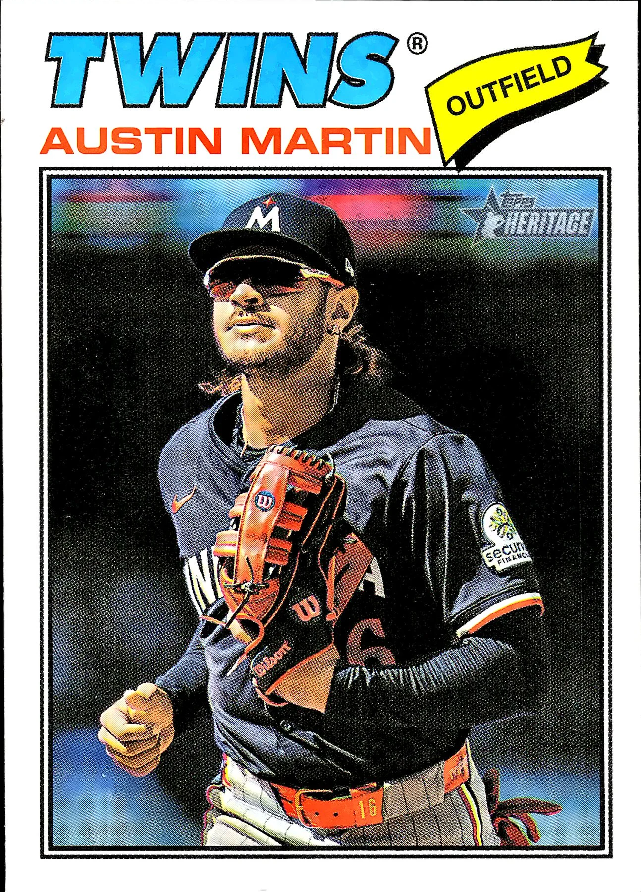 Austin Martin #44 2025 Heritage baseball card - Front