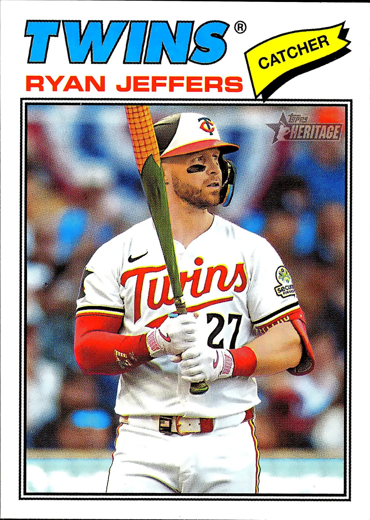 Ryan Jeffers #226 2025 Heritage baseball card - Front