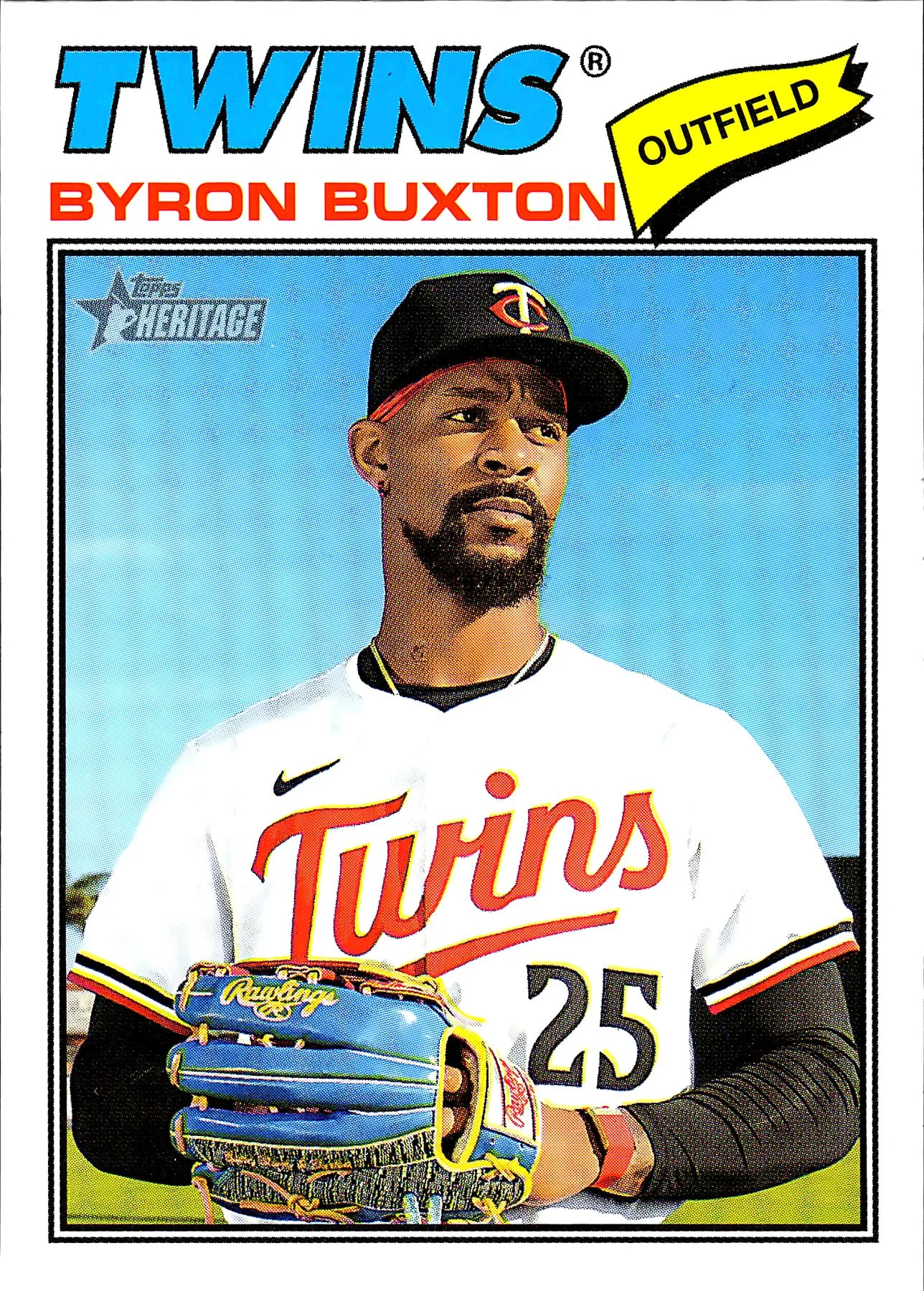 Byron Buxton #253 2025 Heritage baseball card - Front
