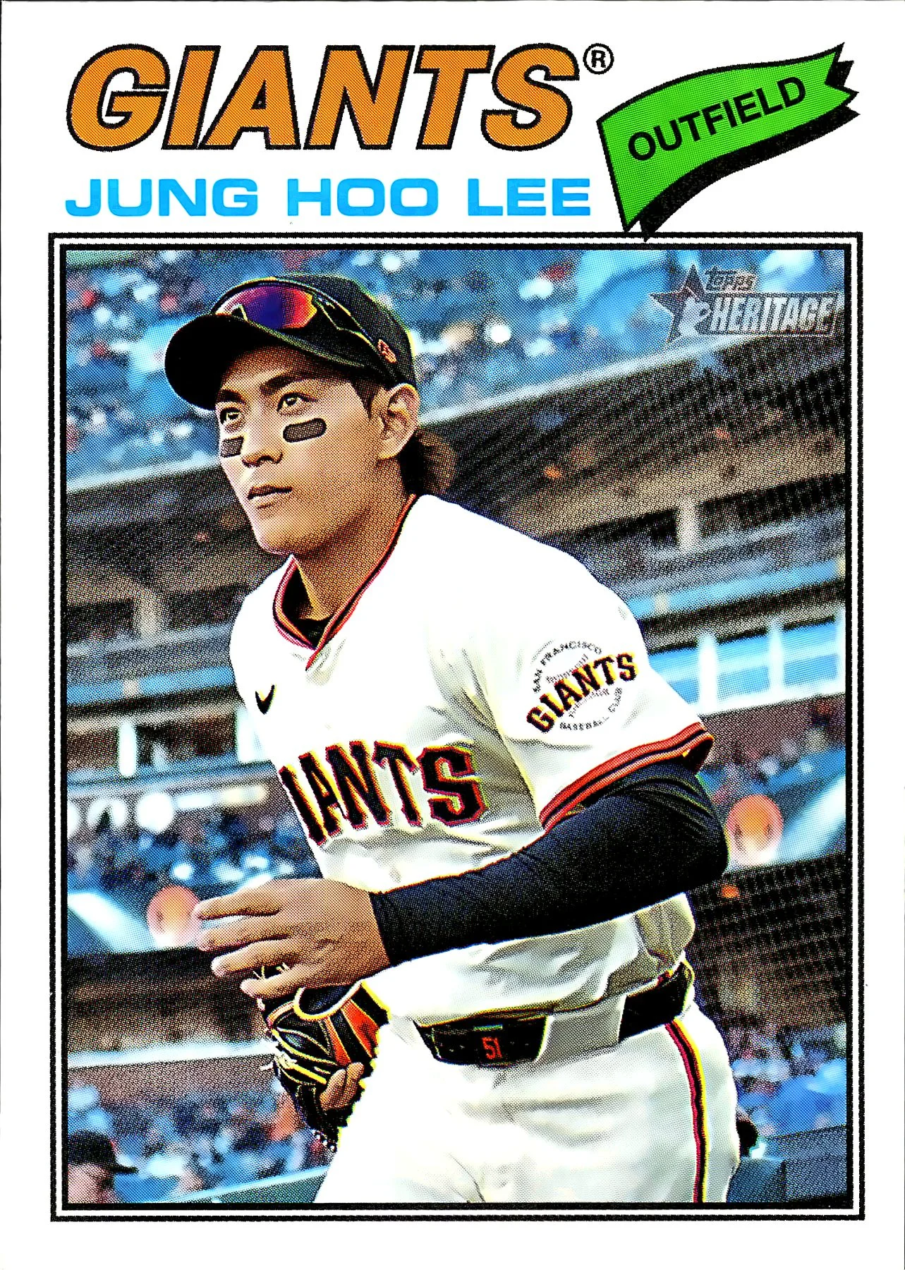 Jung Hoo Lee #171 2025 Heritage baseball card - Front