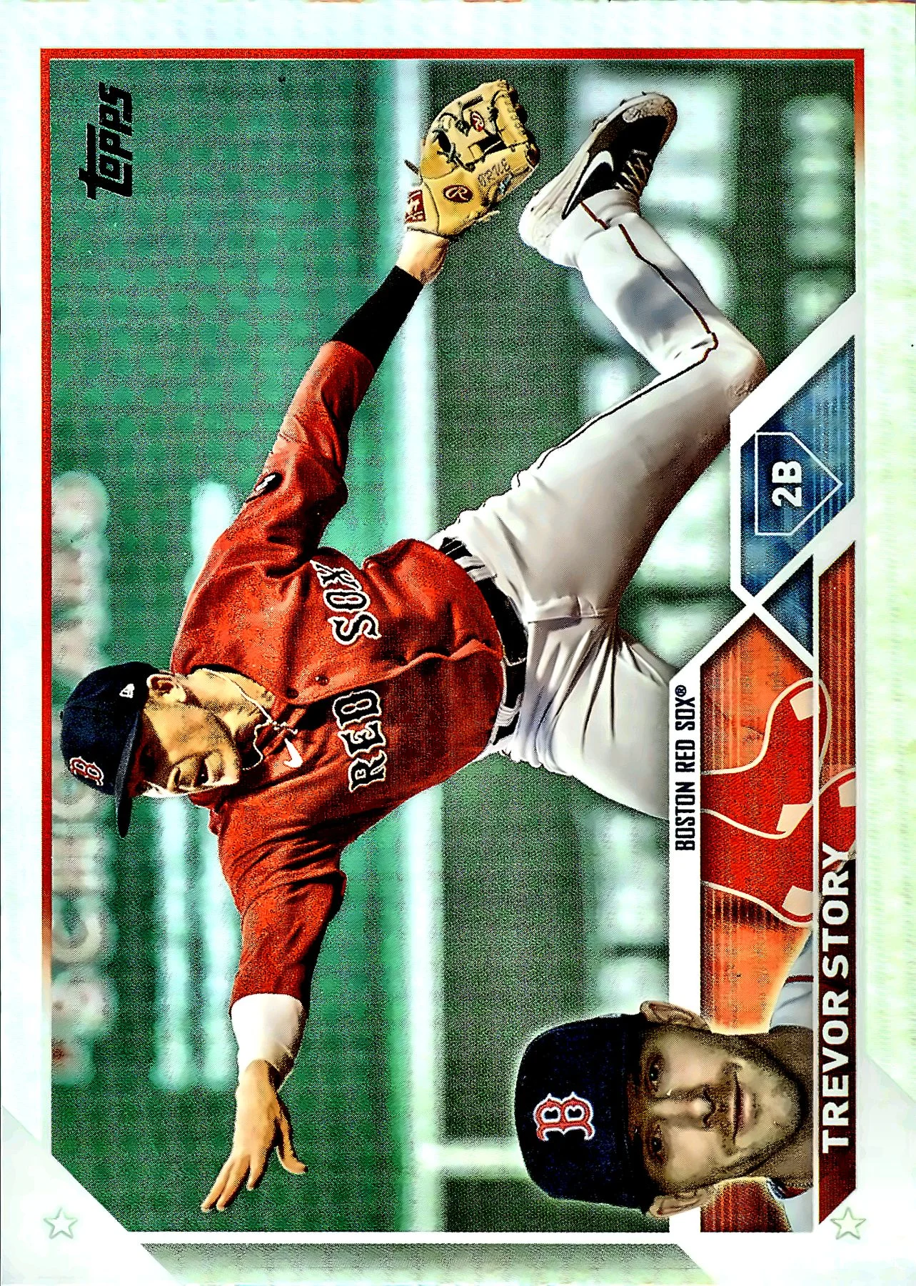 Trevor Story #10 2023 Series 1 baseball card - Front