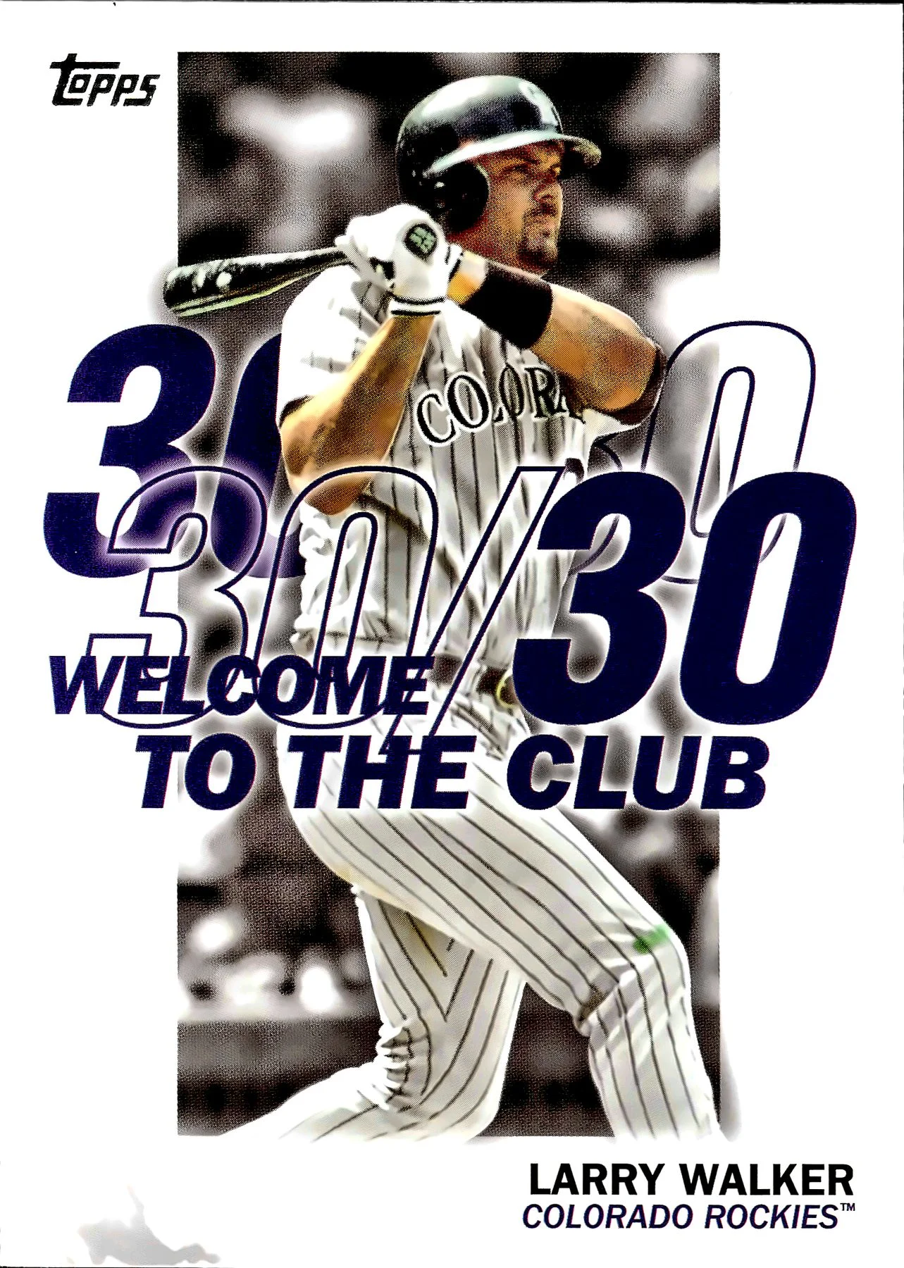 Larry Walker #WC-13 2023 Series 1 baseball card - Front