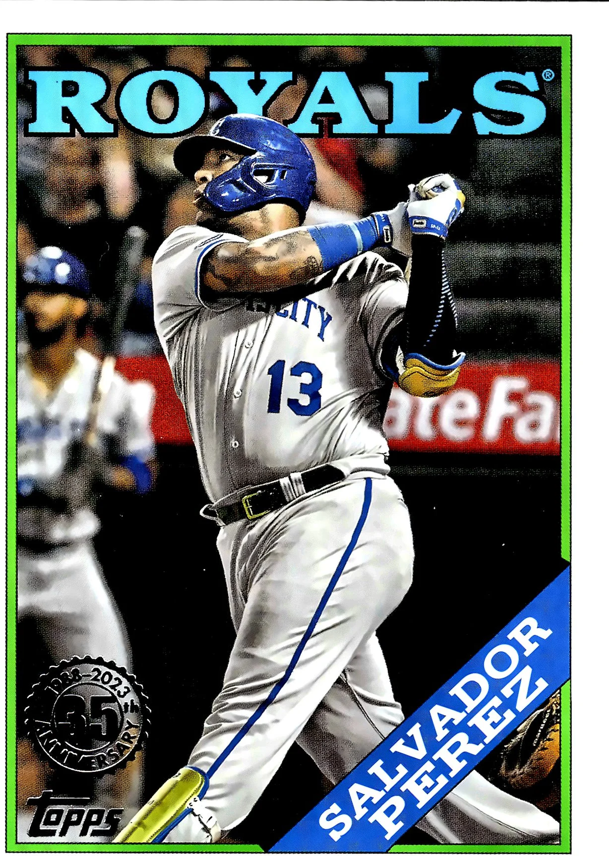 Salvador Perez #T88-33 Green 2023 Series 1 baseball card - Front