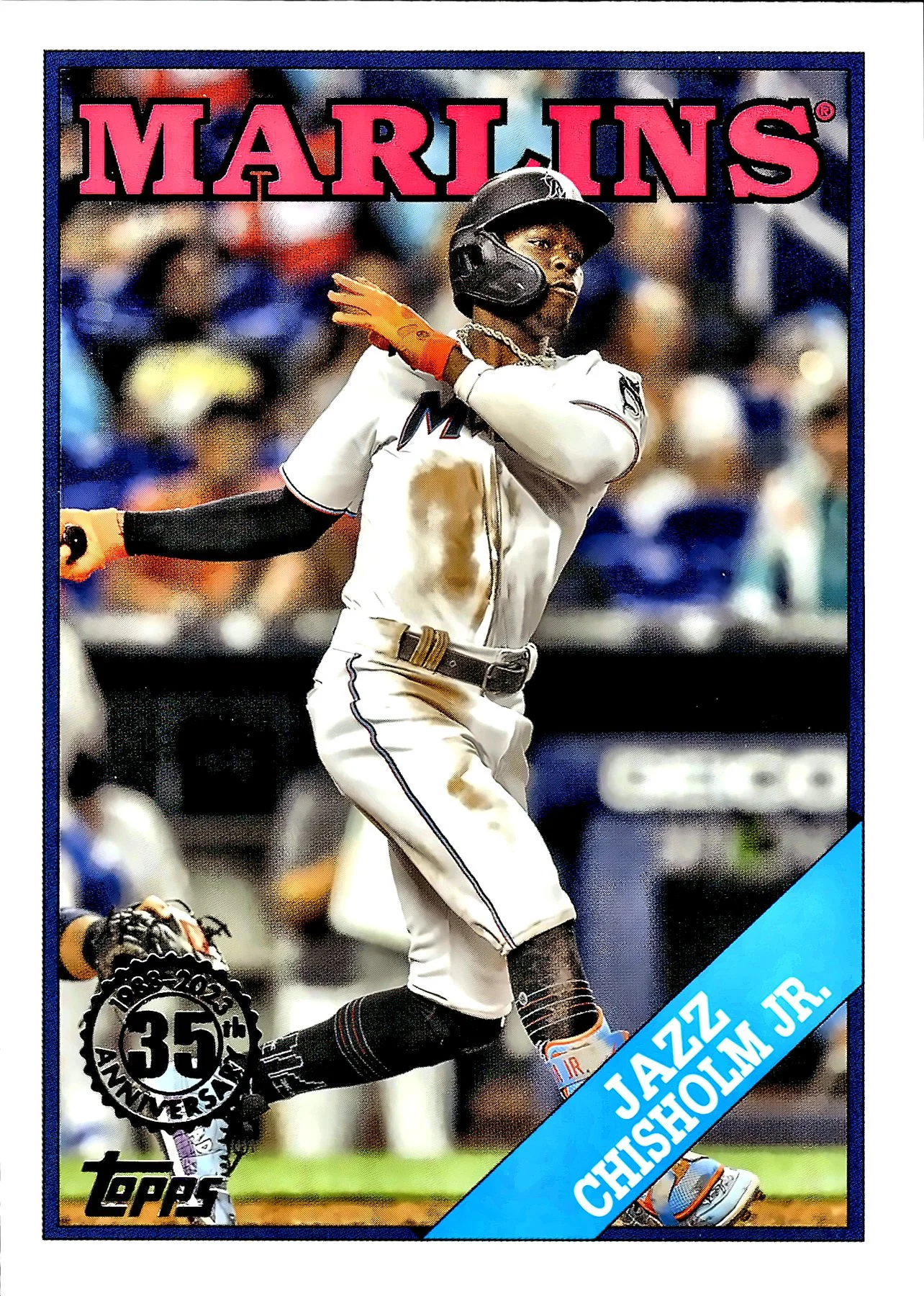 Jazz Chisholm Jr. #T88-77 2023 Series 1 baseball card - Front