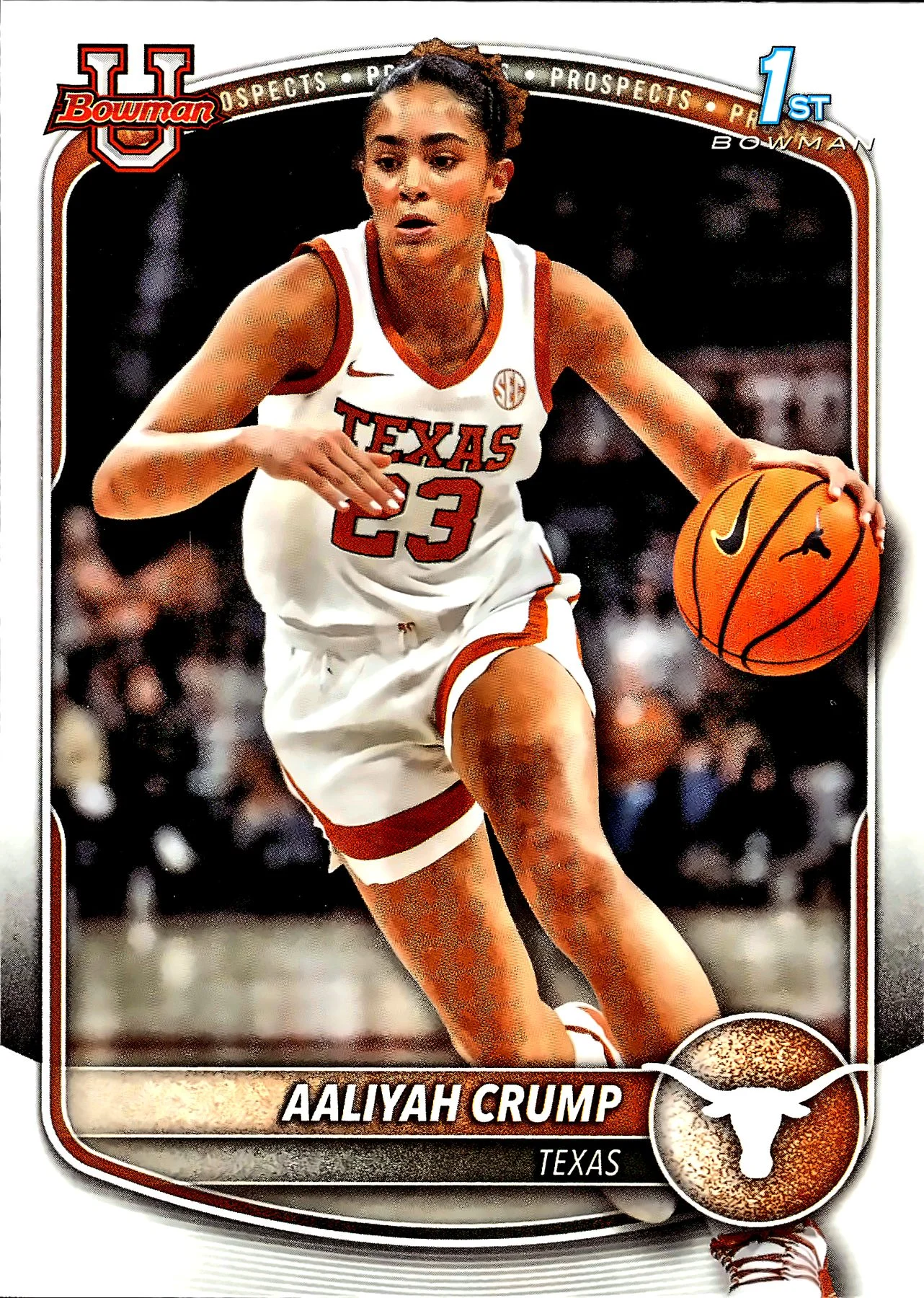 Aaliyah Crump #BPP-33 2025 Basketball basketball card - Front