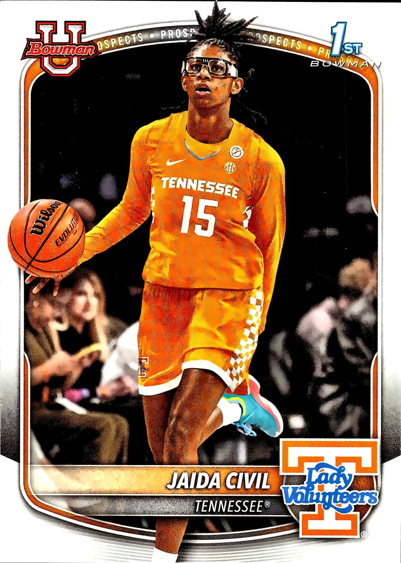 Jaida Civil #BPP-74 2025 Basketball basketball card - Front