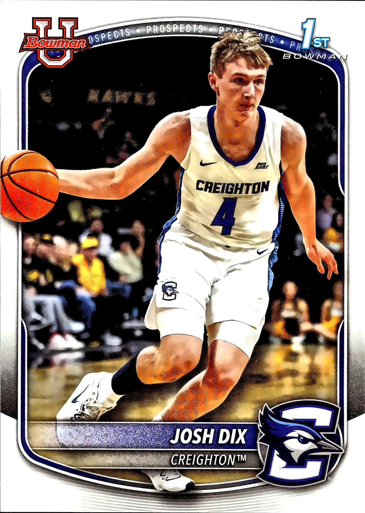 Josh Dix #BPP-17 2025 Basketball basketball card - Front