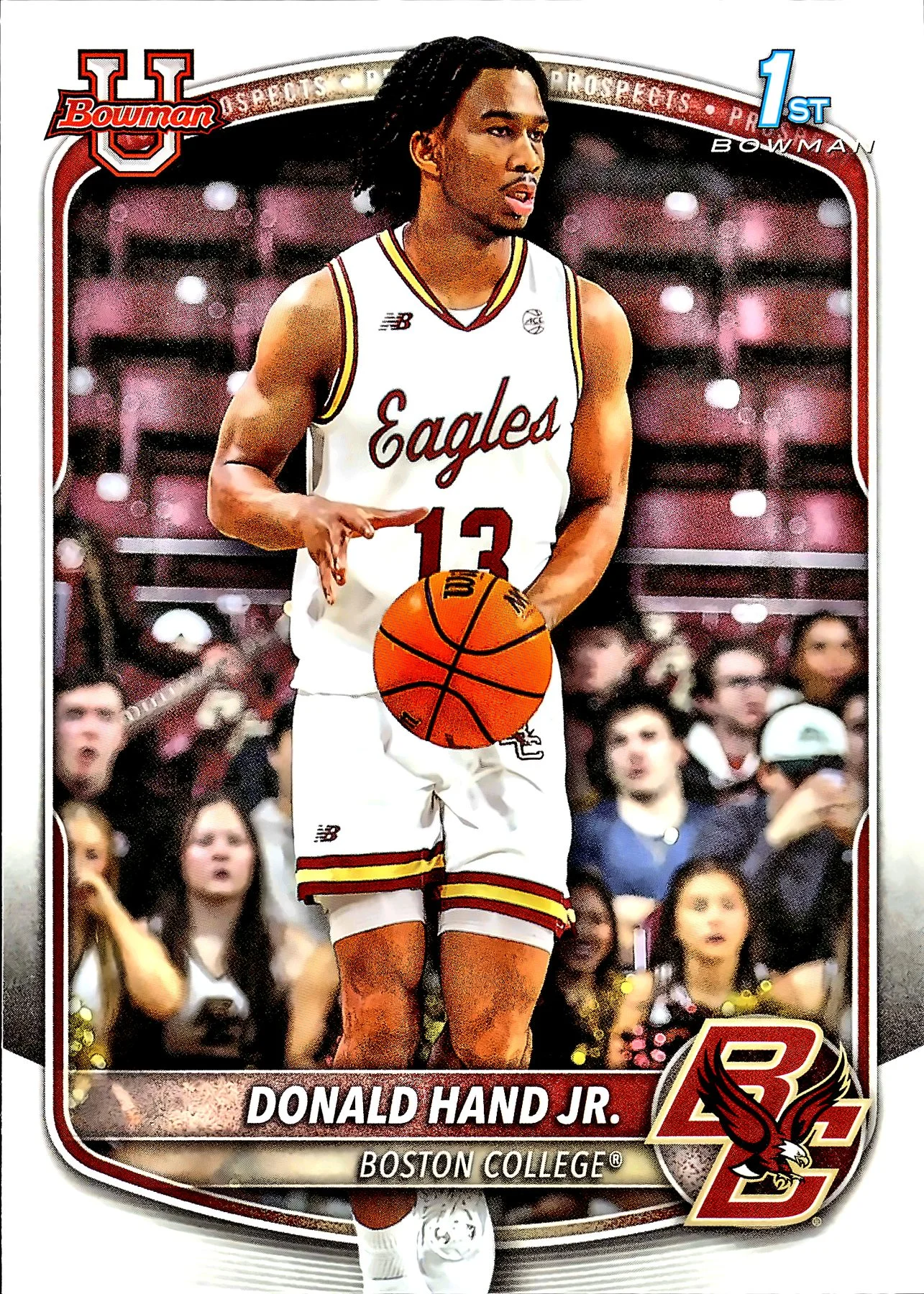 Donald Hand Jr. #BPP-57 2025 Basketball basketball card - Front