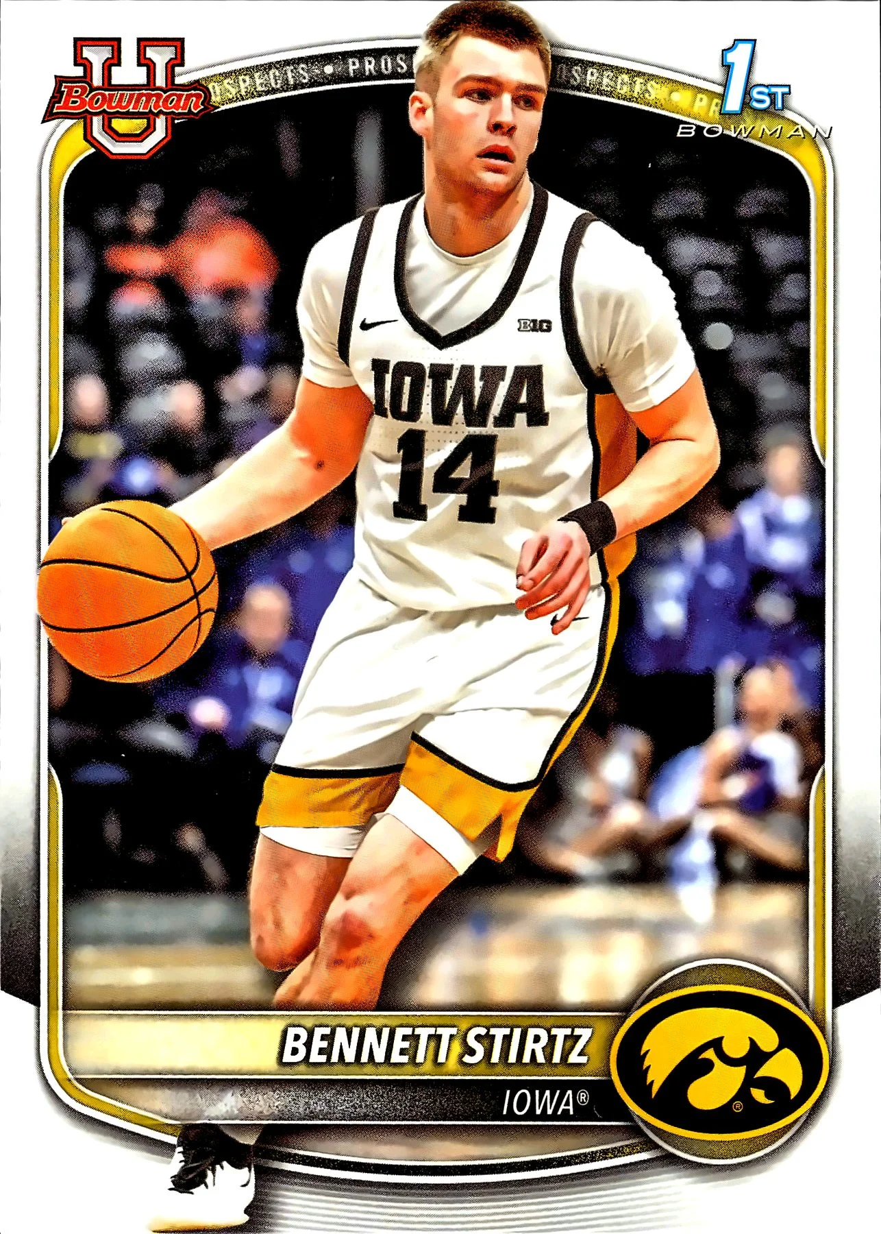 Bennett Stirtz #BPP-90 2025 Basketball basketball card - Front