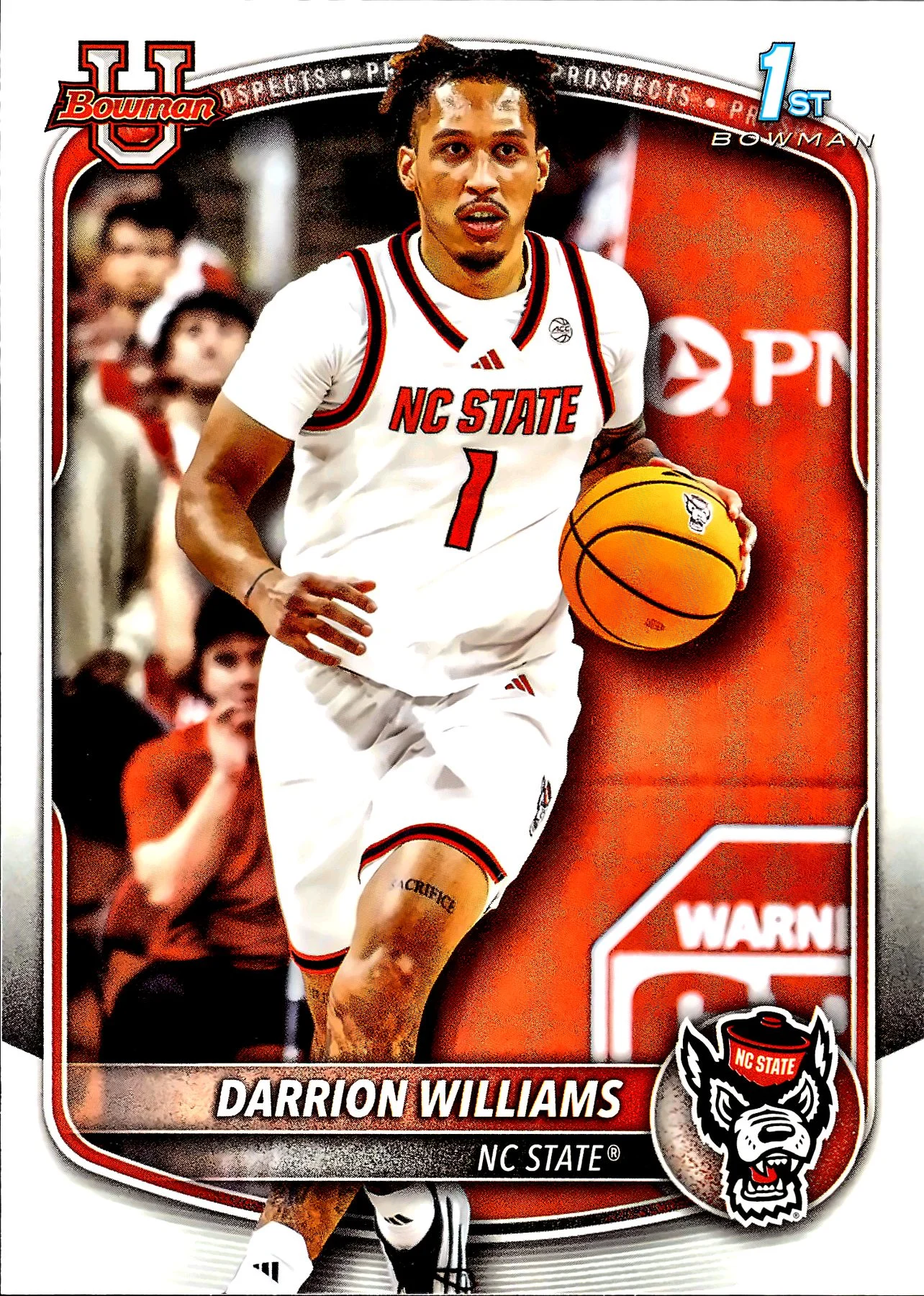 Darrion Williams #BPP-36 2025 Basketball basketball card - Front