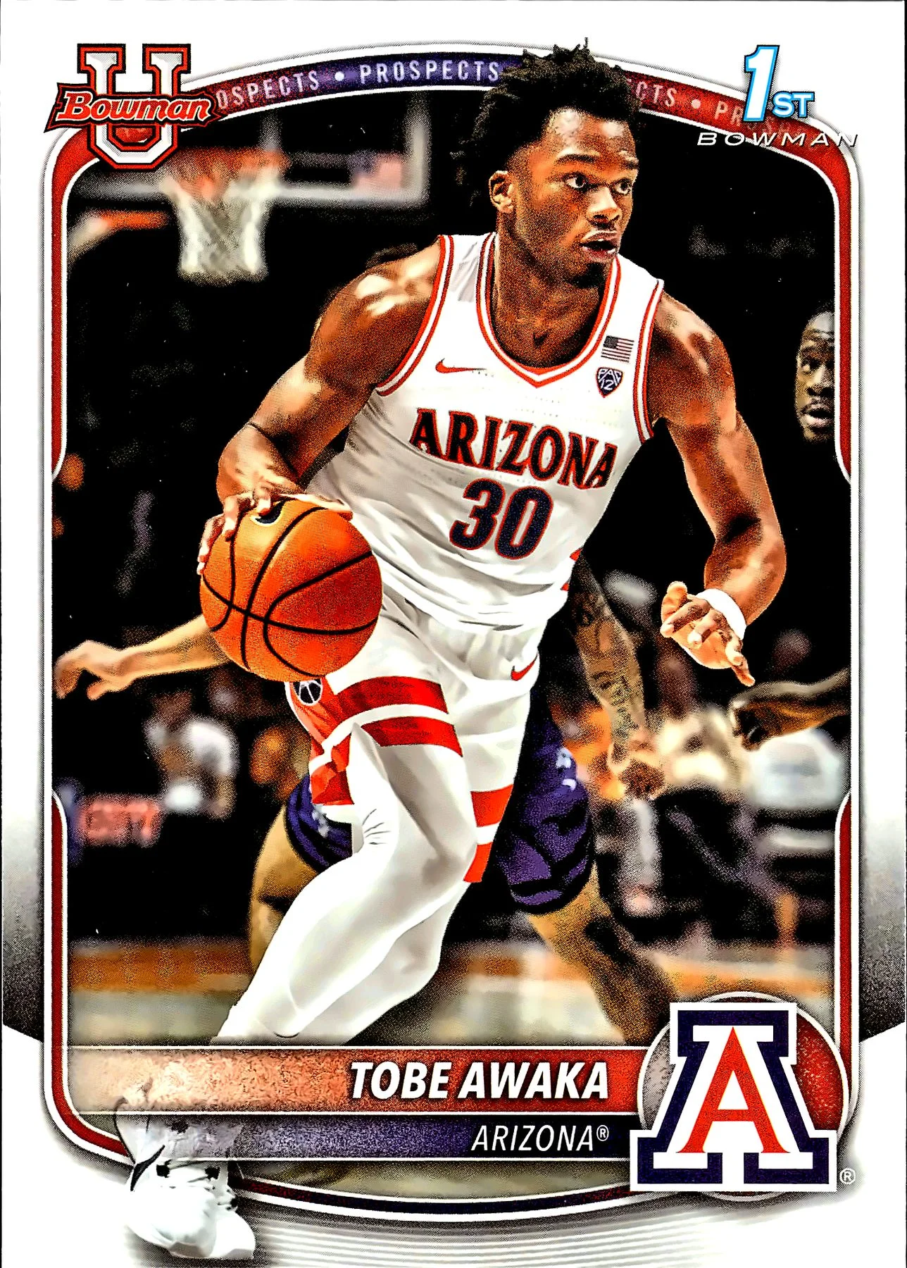 Tobe Awaka #BPP-79 2025 Basketball basketball card - Front