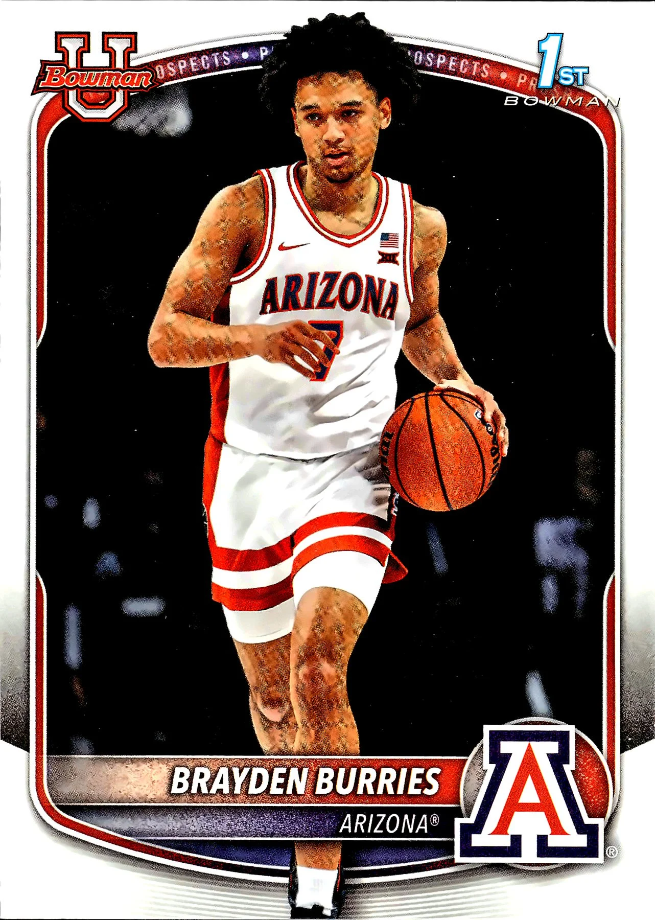 Brayden Burries #BPP-51 2025 Basketball basketball card - Front