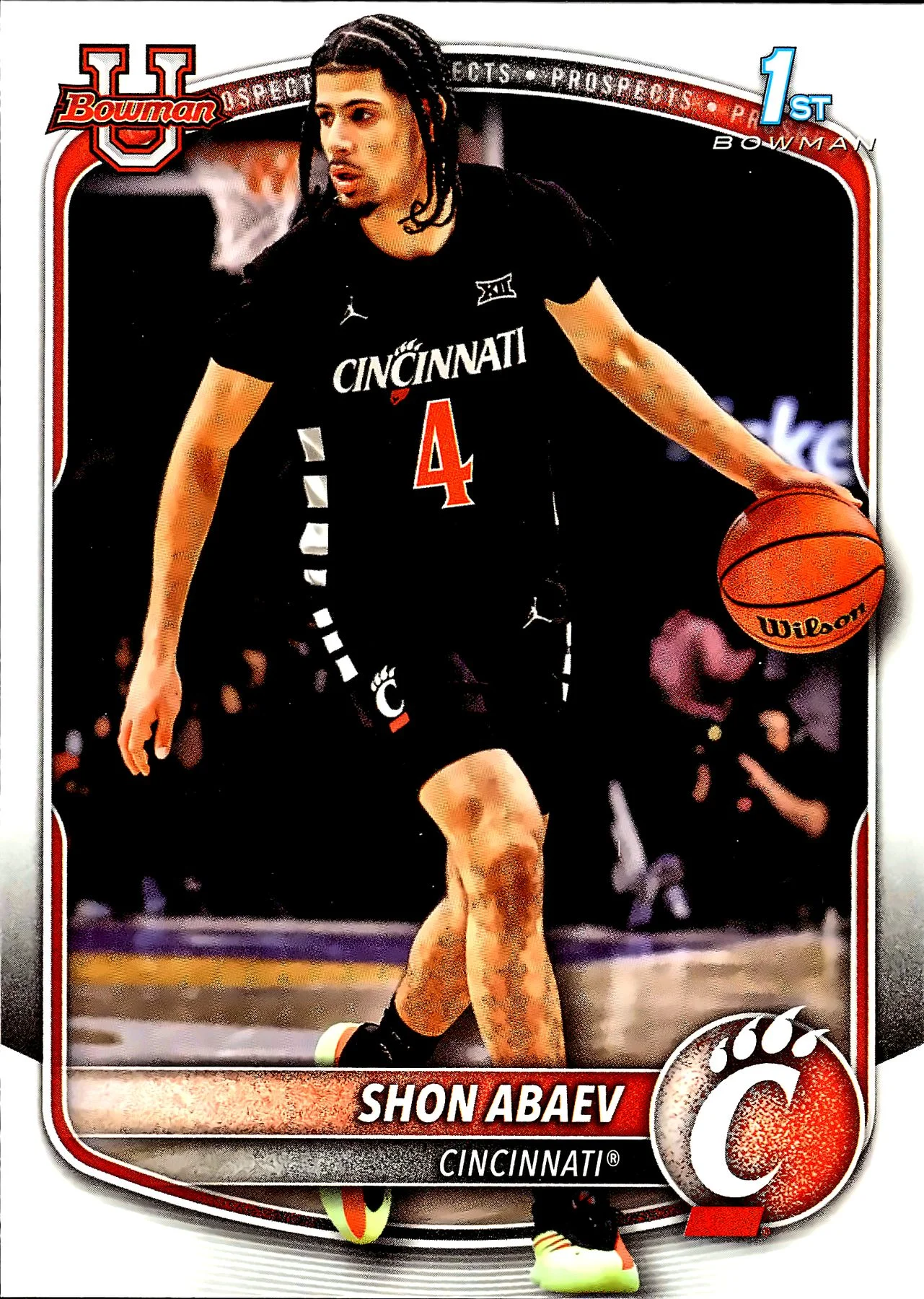 Shon Abaev #BPP-19 2025 Basketball basketball card - Front