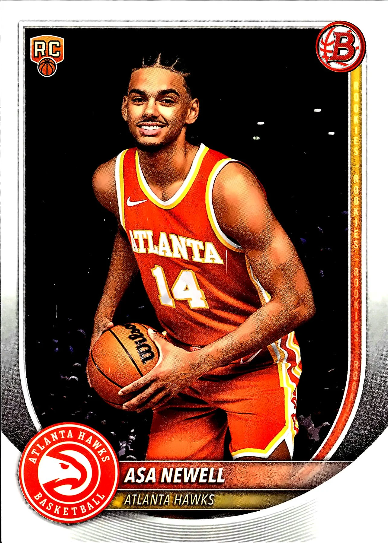 Asa Newell #23 Rookie Card 2025 Basketball basketball rookie card - Front