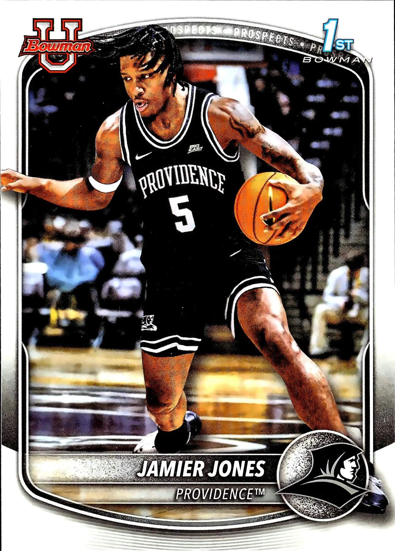 Jamier Jones #BPP-59 2025 Basketball basketball card - Front