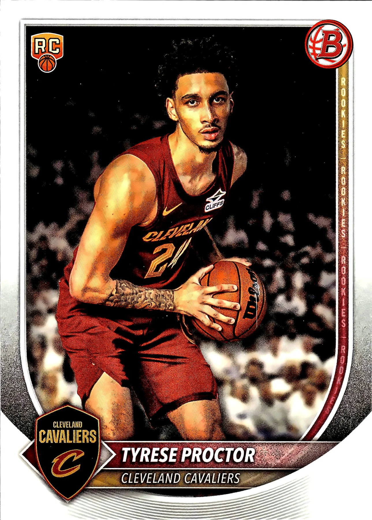 Tyrese Proctor #55 Rookie Card 2025 Basketball basketball rookie card - Front