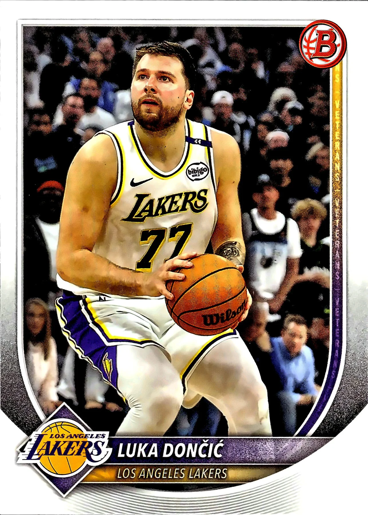 Luka Doncic #123 2025 Basketball basketball card - Front