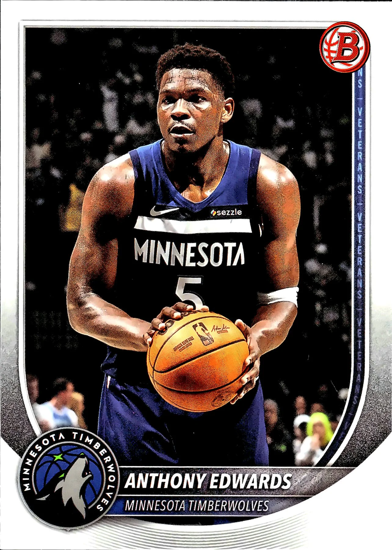 Anthony Edwards #103 2025 Basketball basketball card - Front