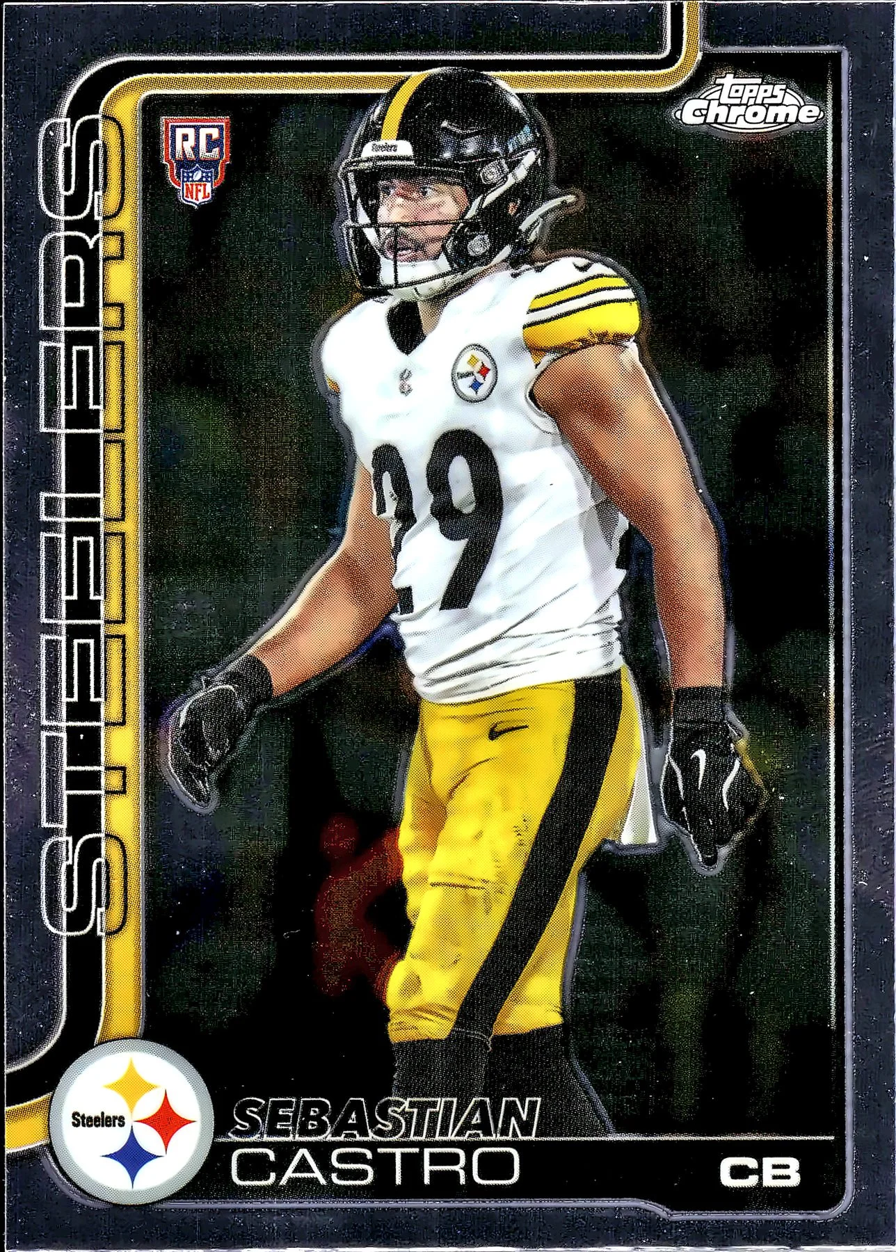 Sebastian Castro #370 Rookie Card 2025 Football football rookie card - Front