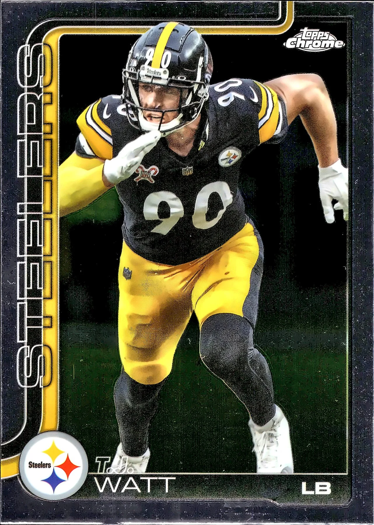 T.J. Watt #258 2025 Football football card - Front