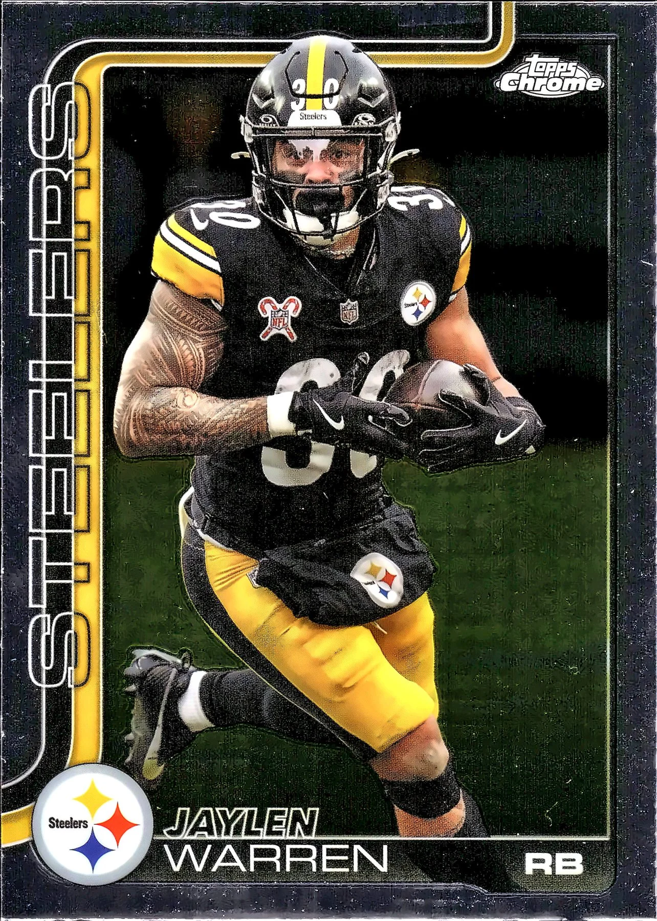 Jaylen Warren #253 2025 Football football card - Front