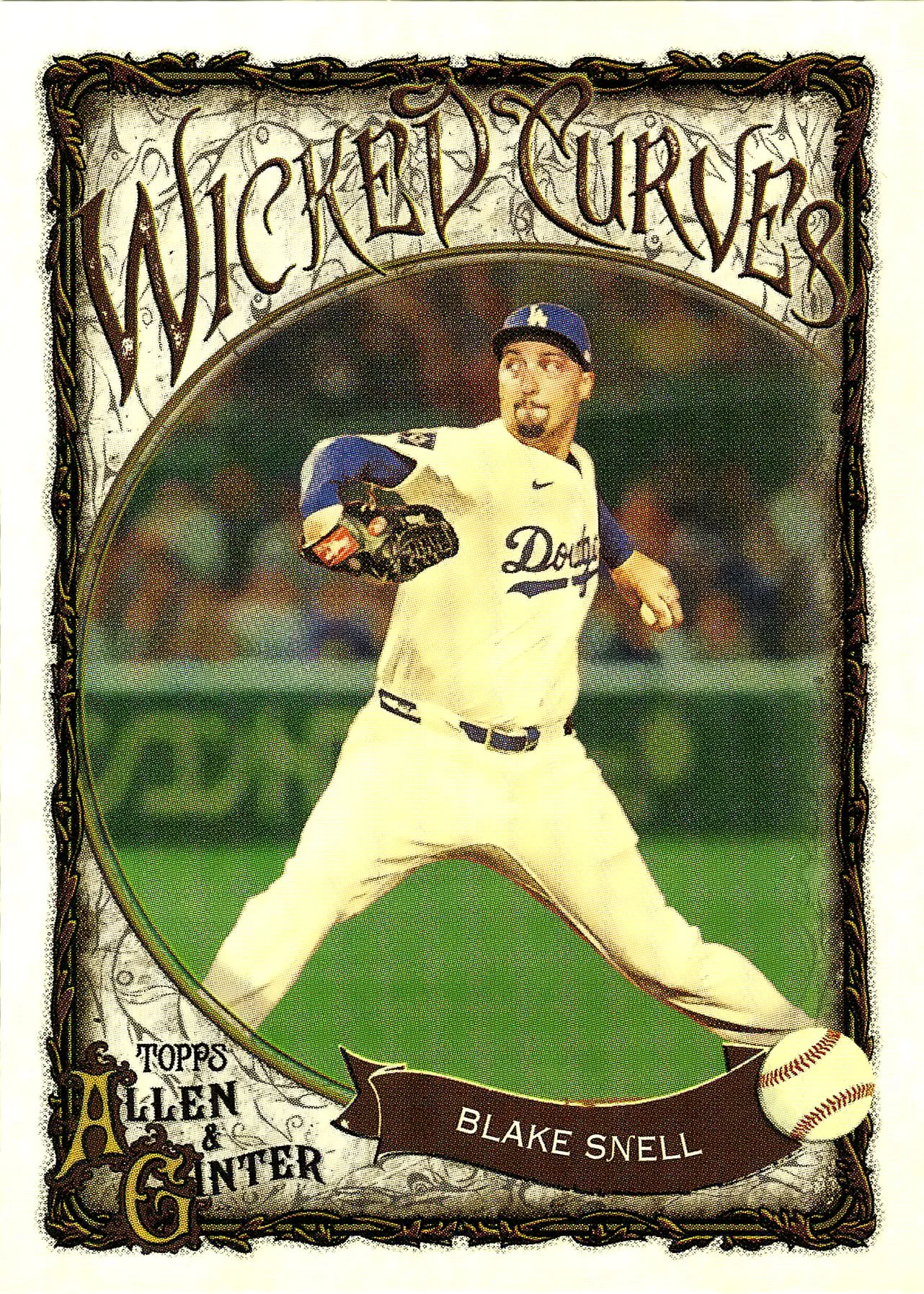 Blake Snell #WC-10 Wicked Curves 2025 Allen & Ginter baseball card - Front