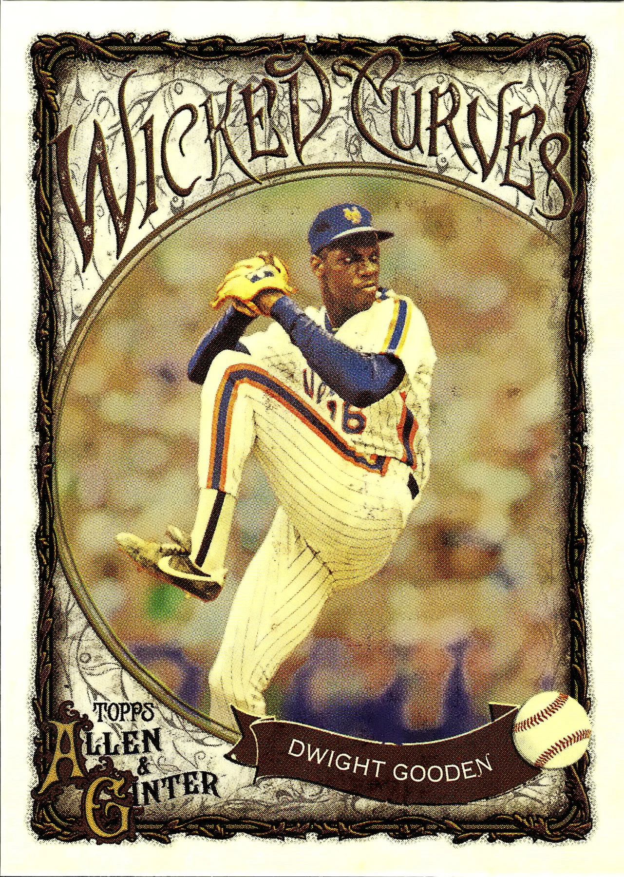 Dwight Gooden #WC-1 Wicked Curves 2025 Allen & Ginter baseball card - Front