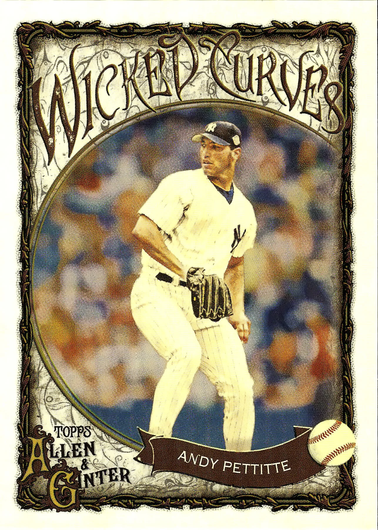 Andy Pettitte #WC-40 Wicked Curves 2025 Allen & Ginter baseball card - Front