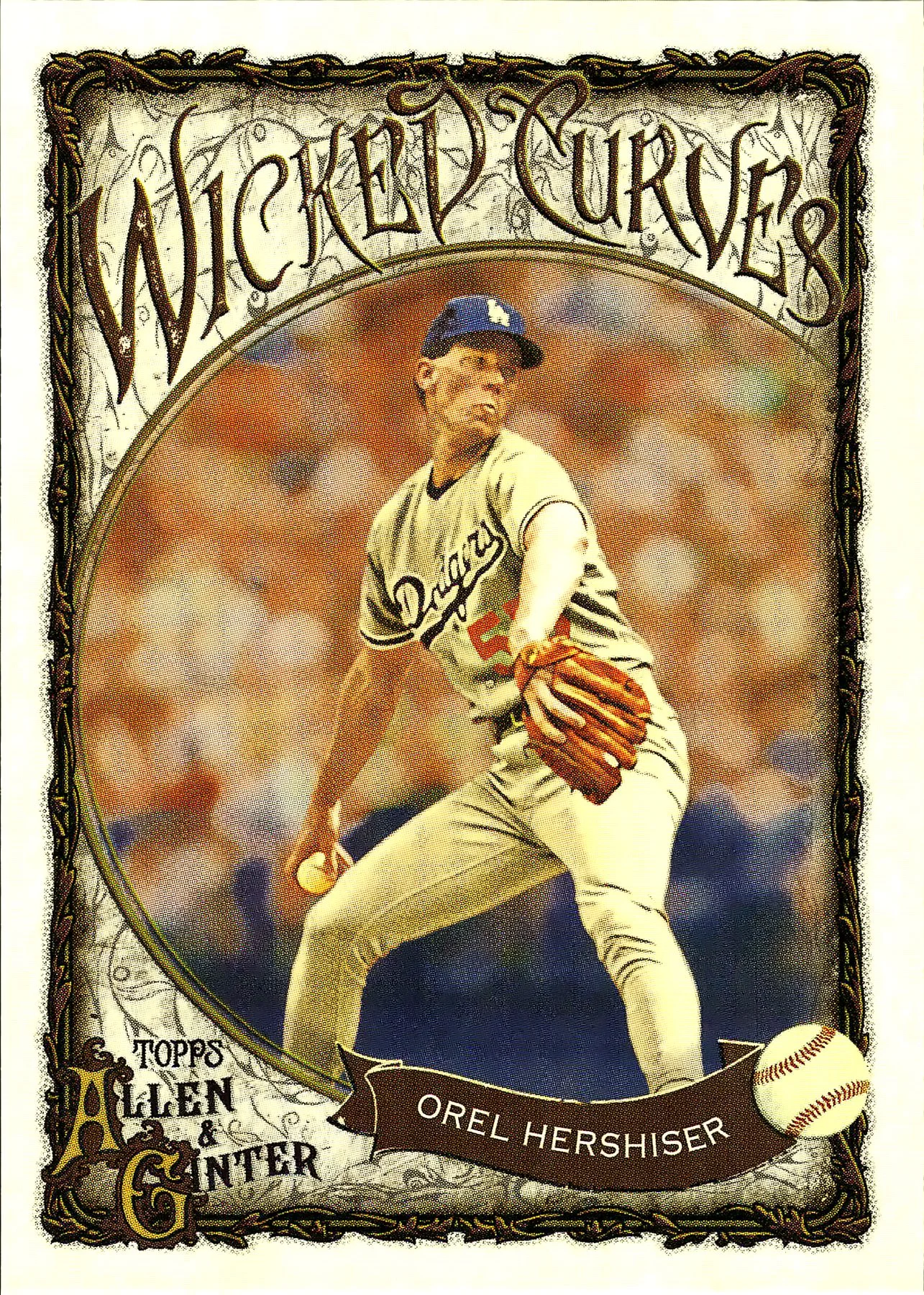 Orel Hershiser #WC-26 Wicked Curves 2025 Allen & Ginter baseball card - Front