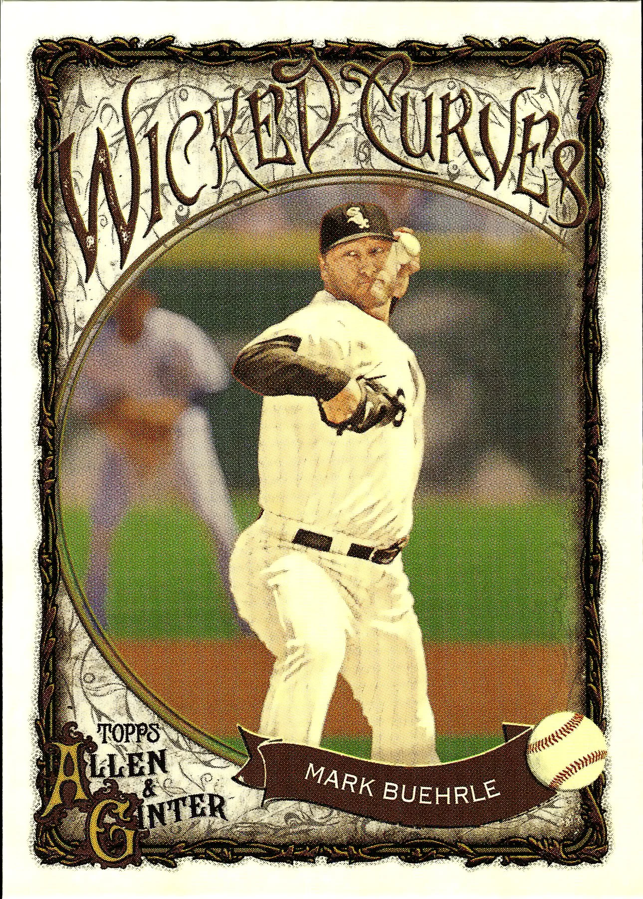 Mark Buehrle #WC-29 Wicked Curves 2025 Allen & Ginter baseball card - Front