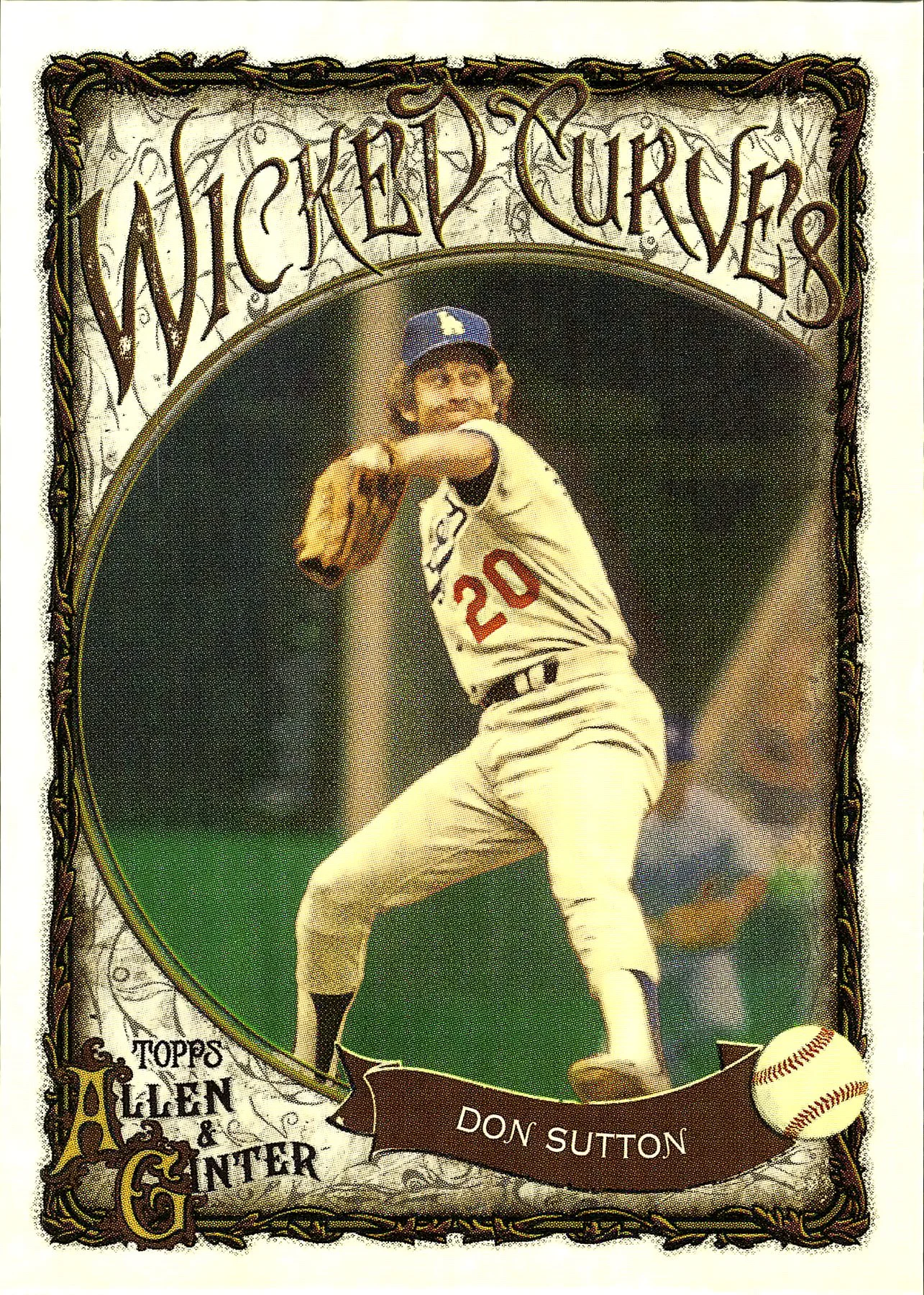 Don Sutton #WC-36 Wicked Curves 2025 Allen & Ginter baseball card - Front