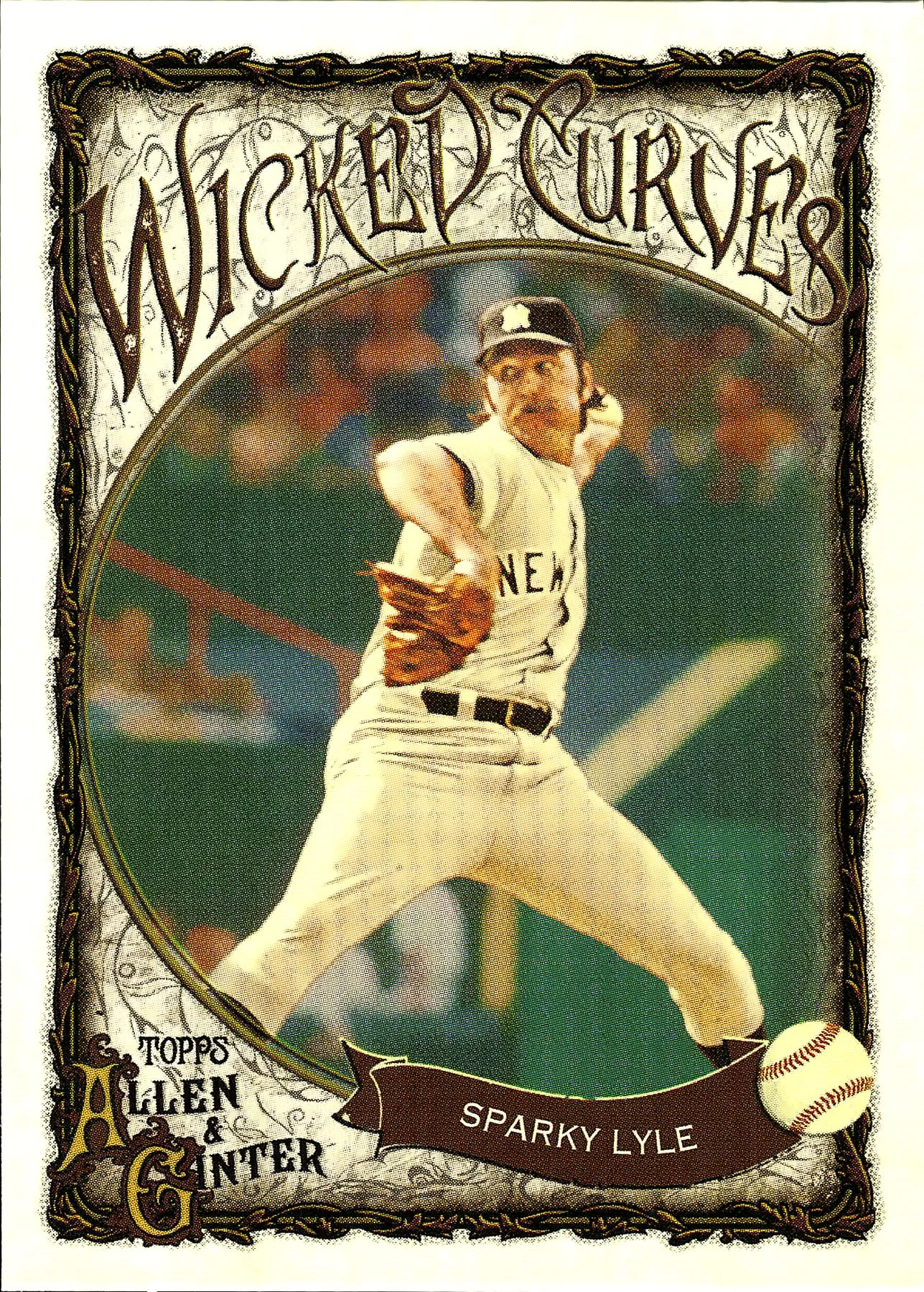 Sparky Lyle #WC-32 Wicked Curves 2025 Allen & Ginter baseball card - Front
