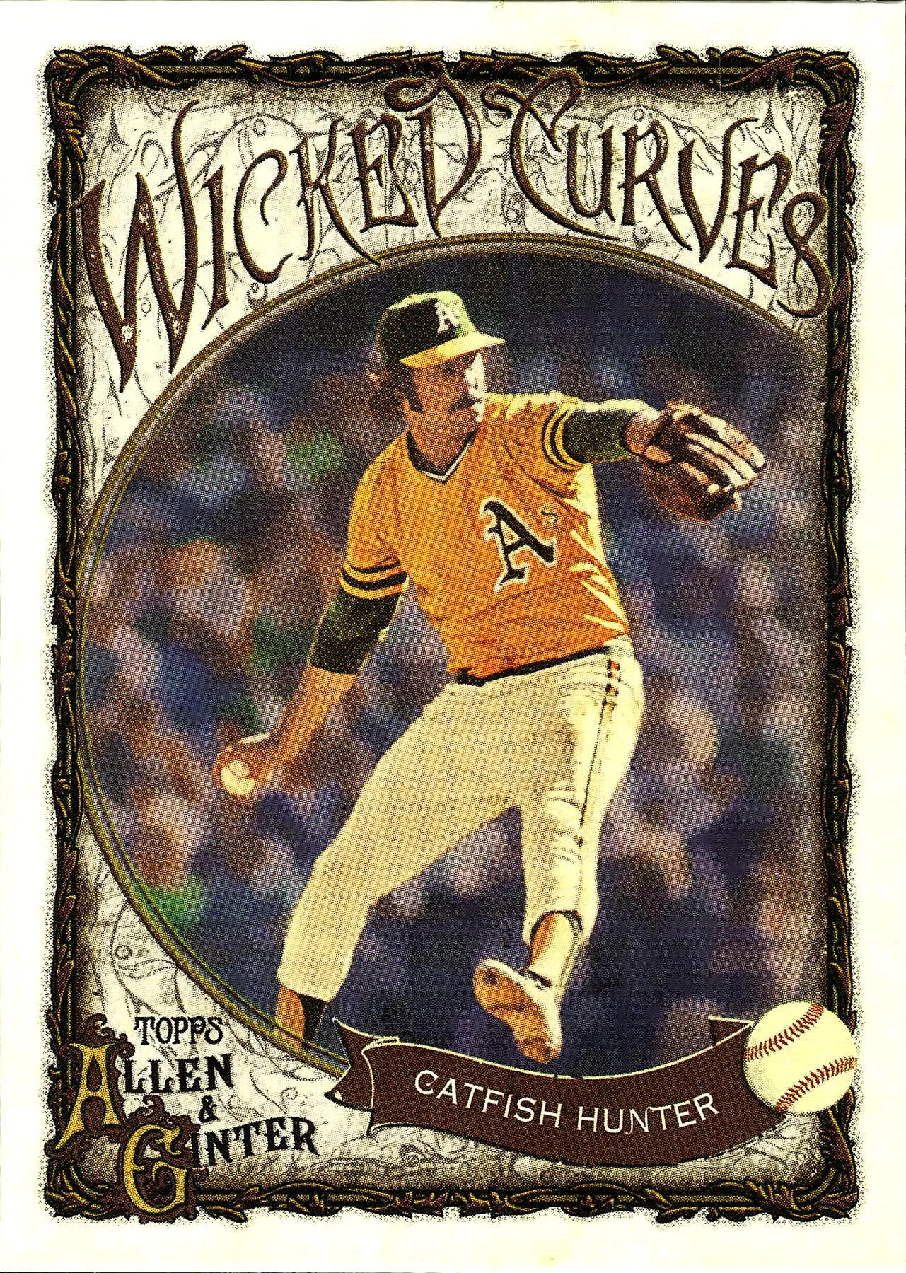 Catfish Hunter #WC-30 Wicked Curves 2025 Allen & Ginter baseball card - Front