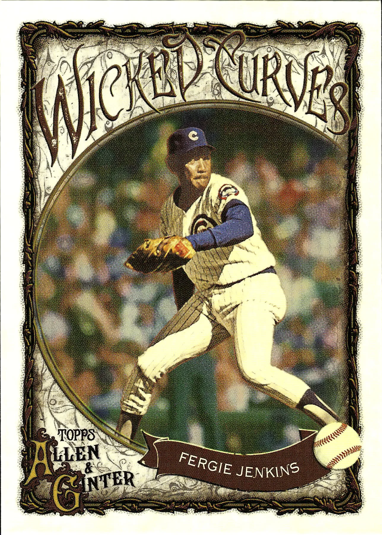 Fergie Jenkins #WC-24 Wicked Curves 2025 Allen & Ginter baseball card - Front