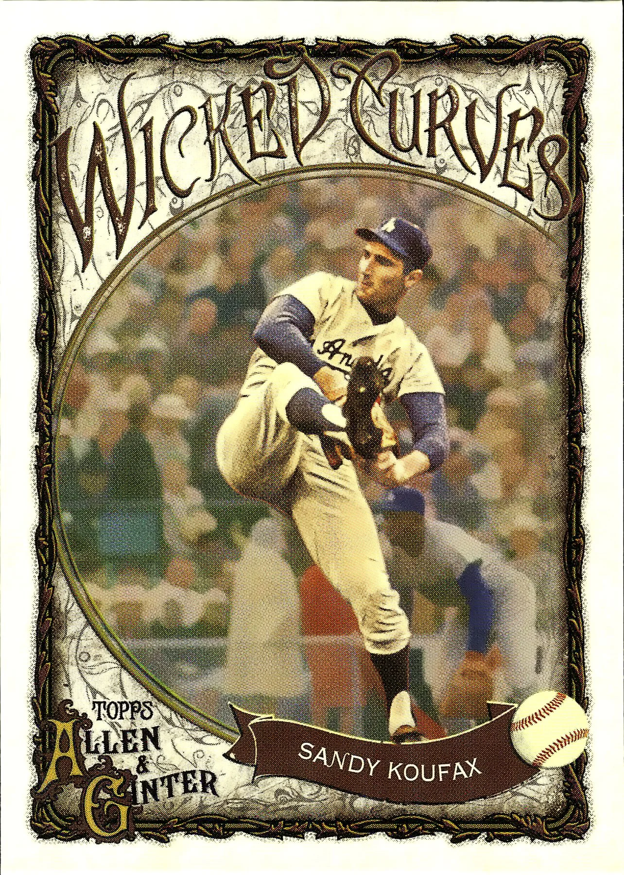 Sandy Koufax #WC-6 Wicked Curves 2025 Allen & Ginter baseball card - Front