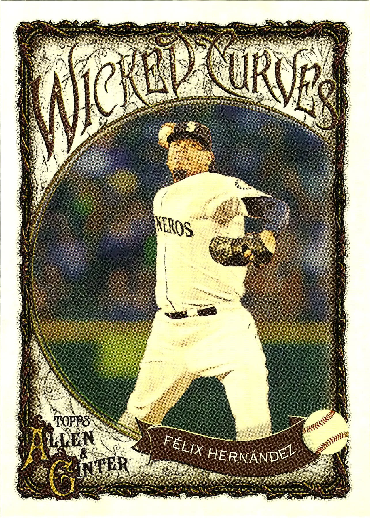 Félix Hernández #WC-19 Wicked Curves 2025 Allen & Ginter baseball card - Front