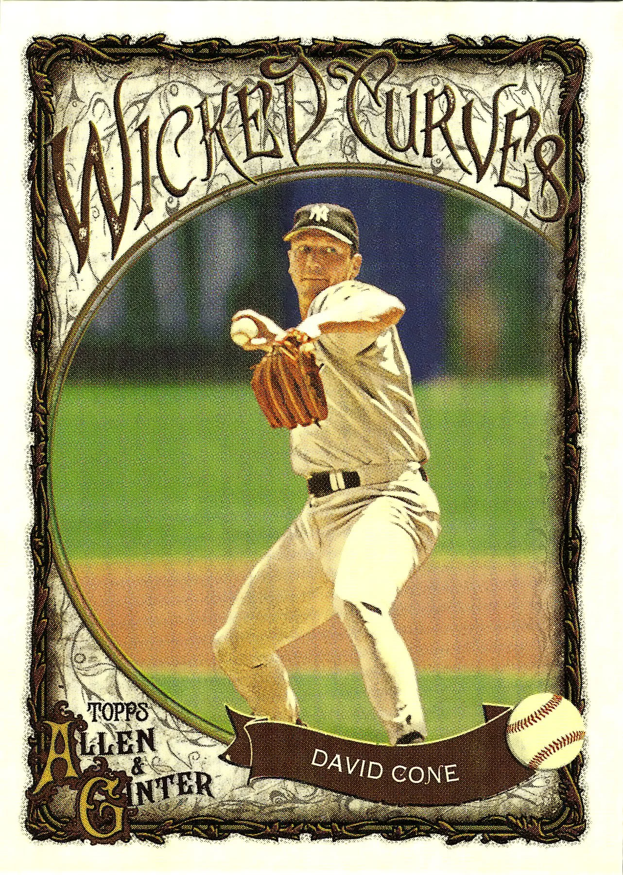 David Cone #WC-18 Wicked Curves 2025 Allen & Ginter baseball card - Front