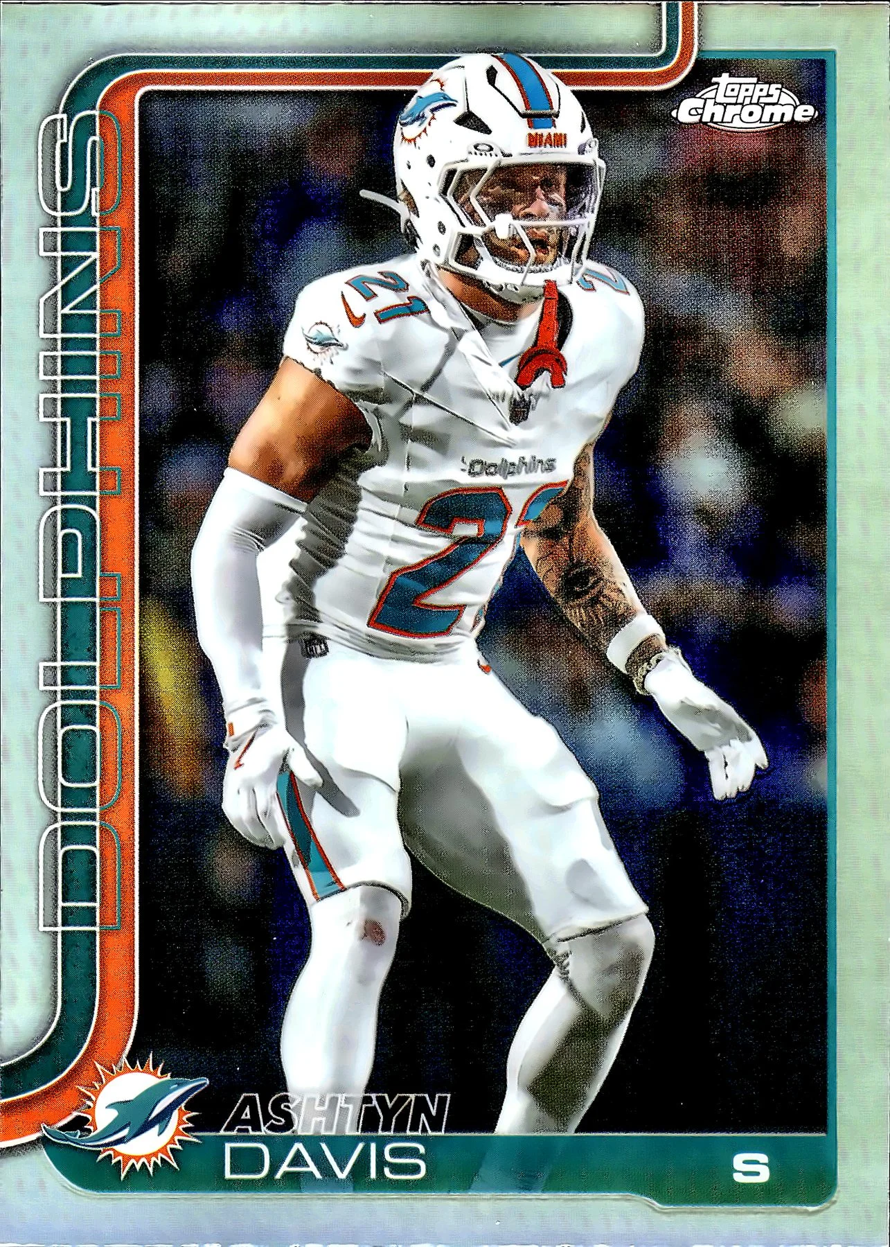 Ashtyn Davis #194 Refractor 2025 Topps Chrome Football football card - Front