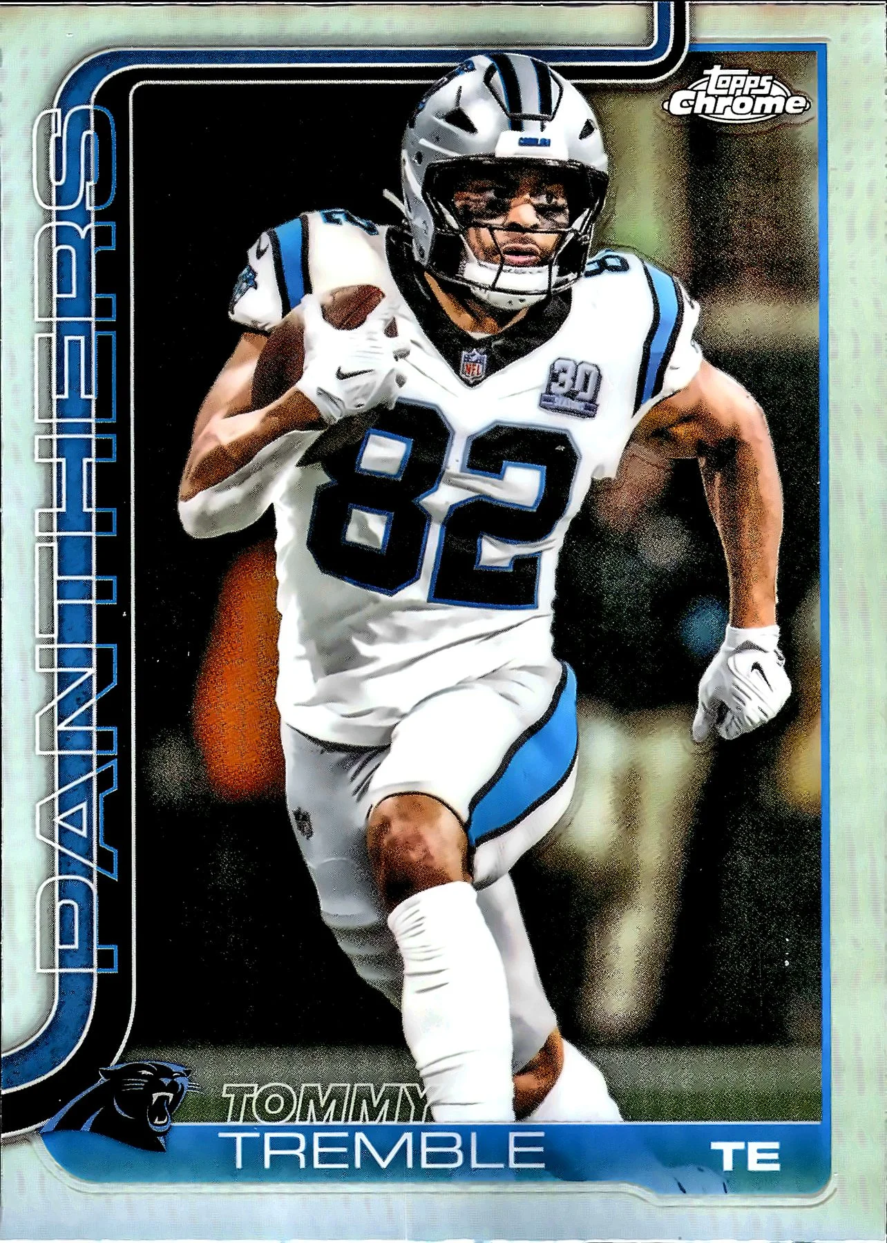 Tommy Tremble #44 Refractor 2025 Topps Chrome Football football card - Front