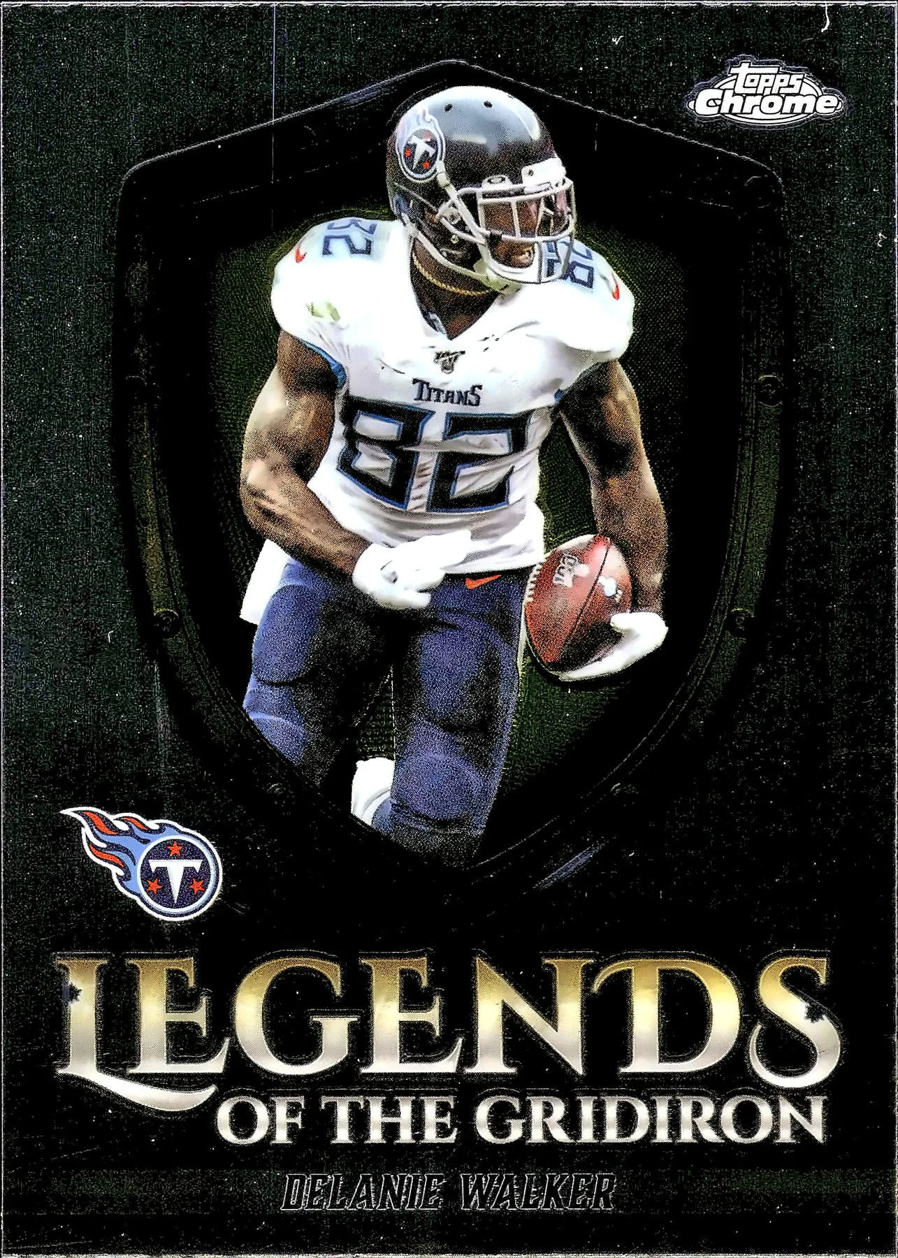 Delanie Walker #LOG-30 Legends of the Gridiron 2025 Topps Chrome Football football card - Front
