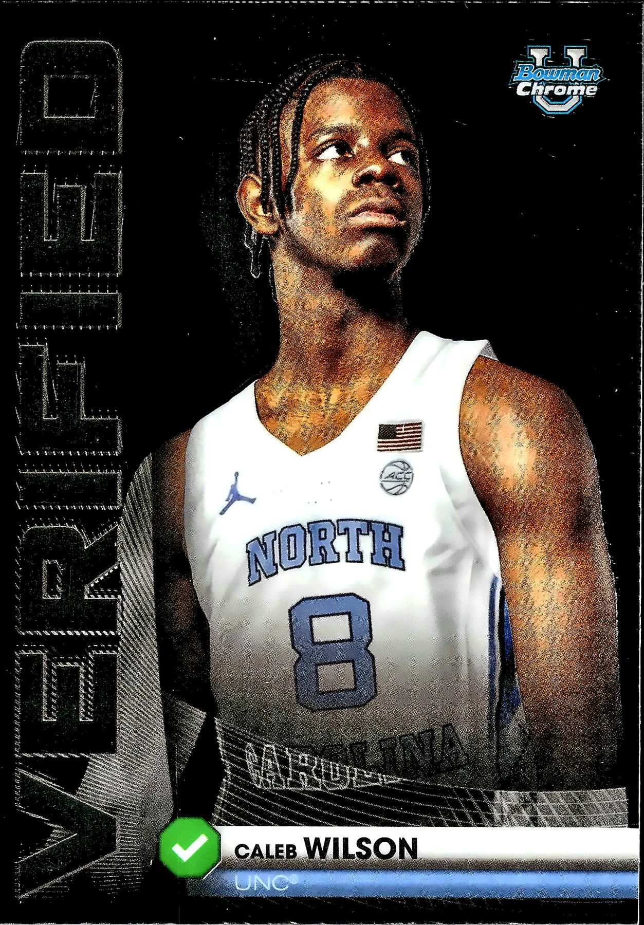 Caleb Wilson #BV-9 Verified 2025 Bowman Basketball basketball card - Front