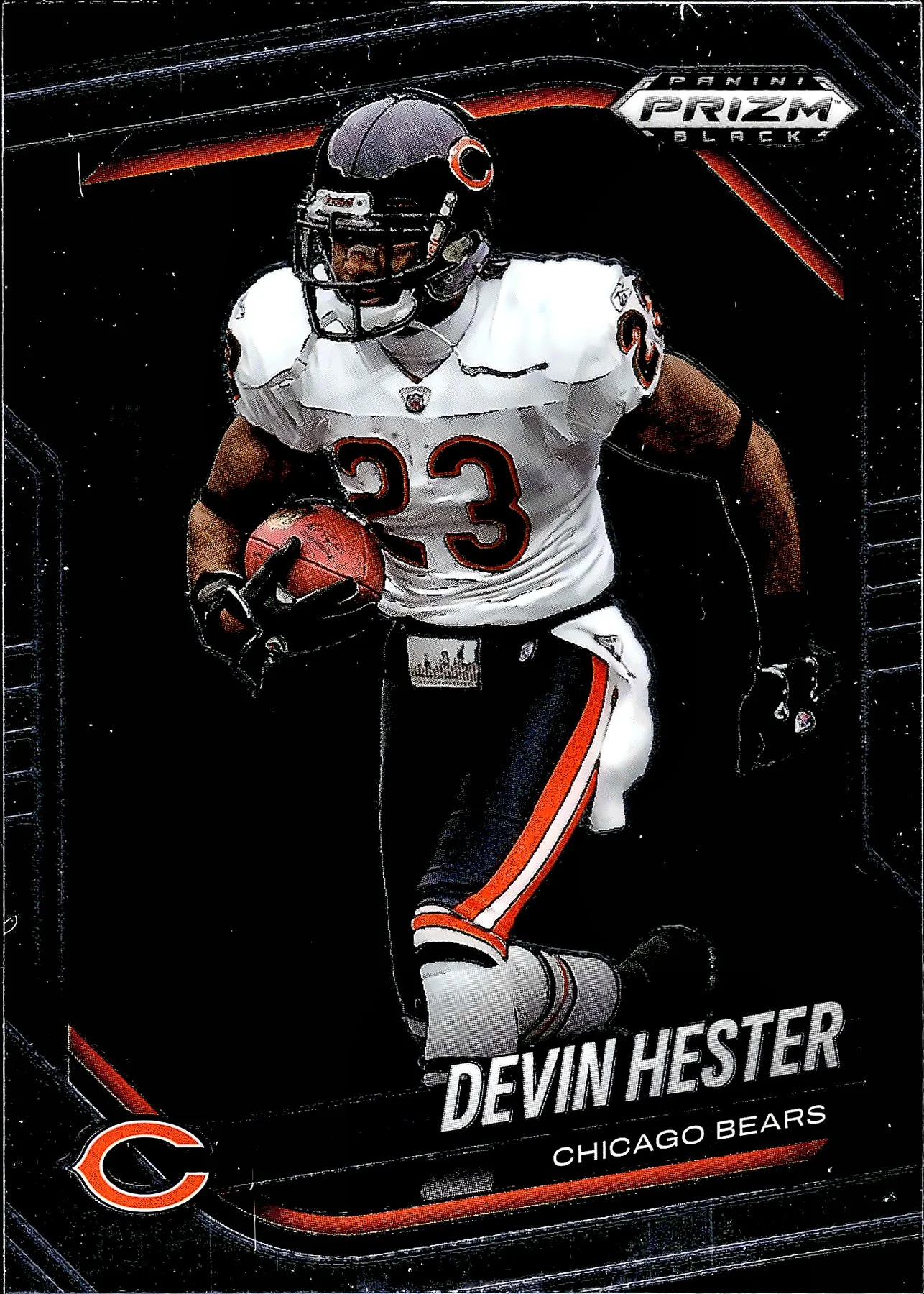 Devin Hester #21 2025 Prizm Black Football football card - Front