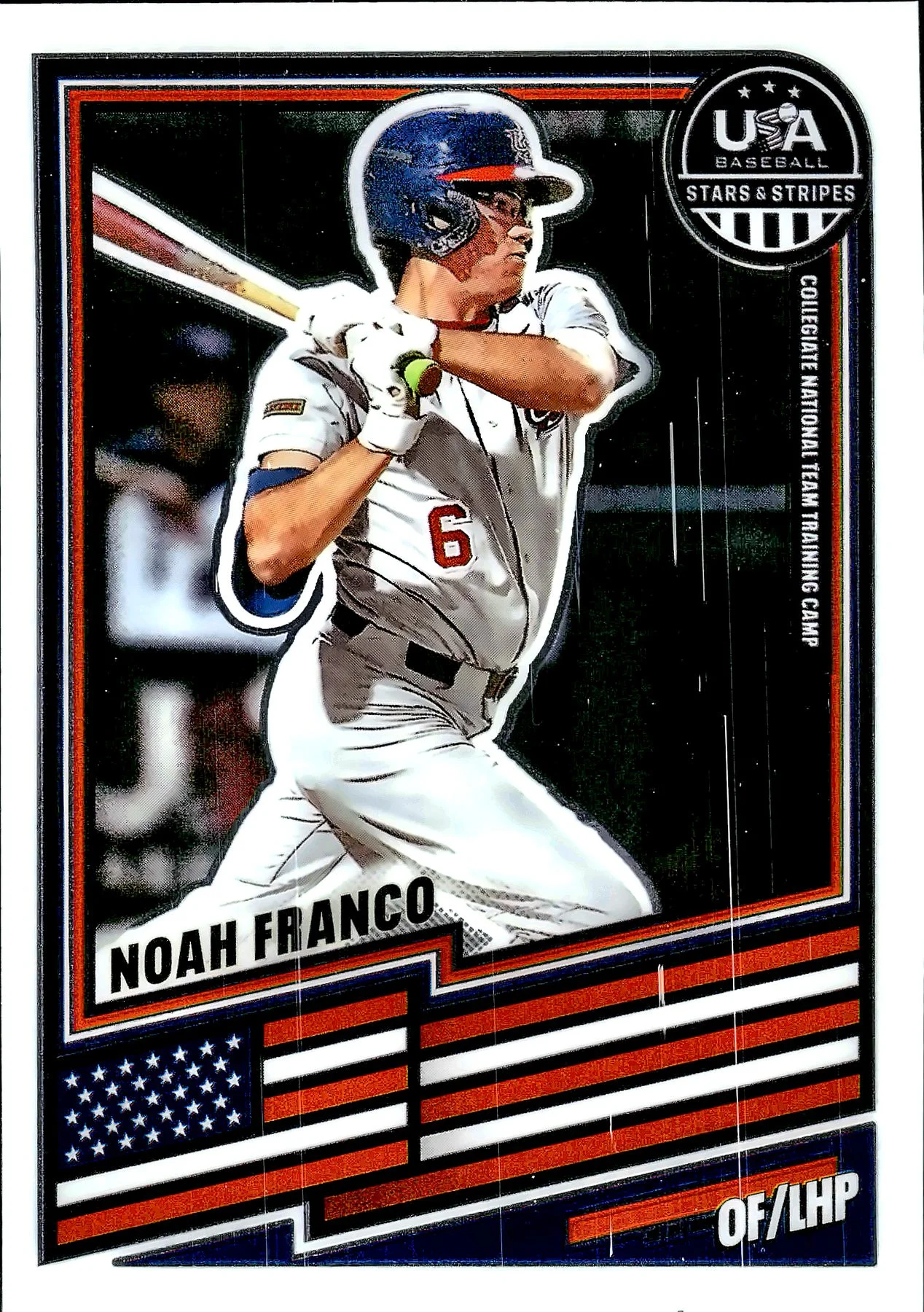 Noah Franco #134 2026 USA Baseball Stars & Stripes baseball card - Front