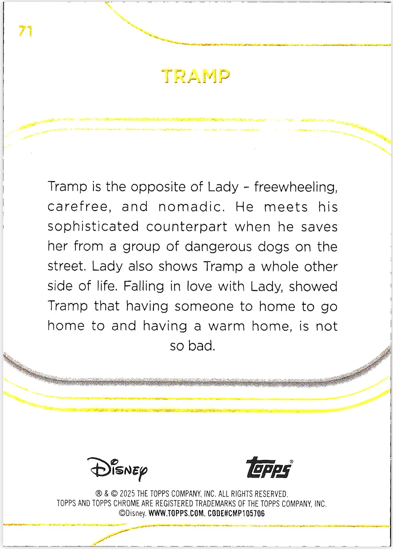 Anxiety #84 2025 Disney trading card - Front