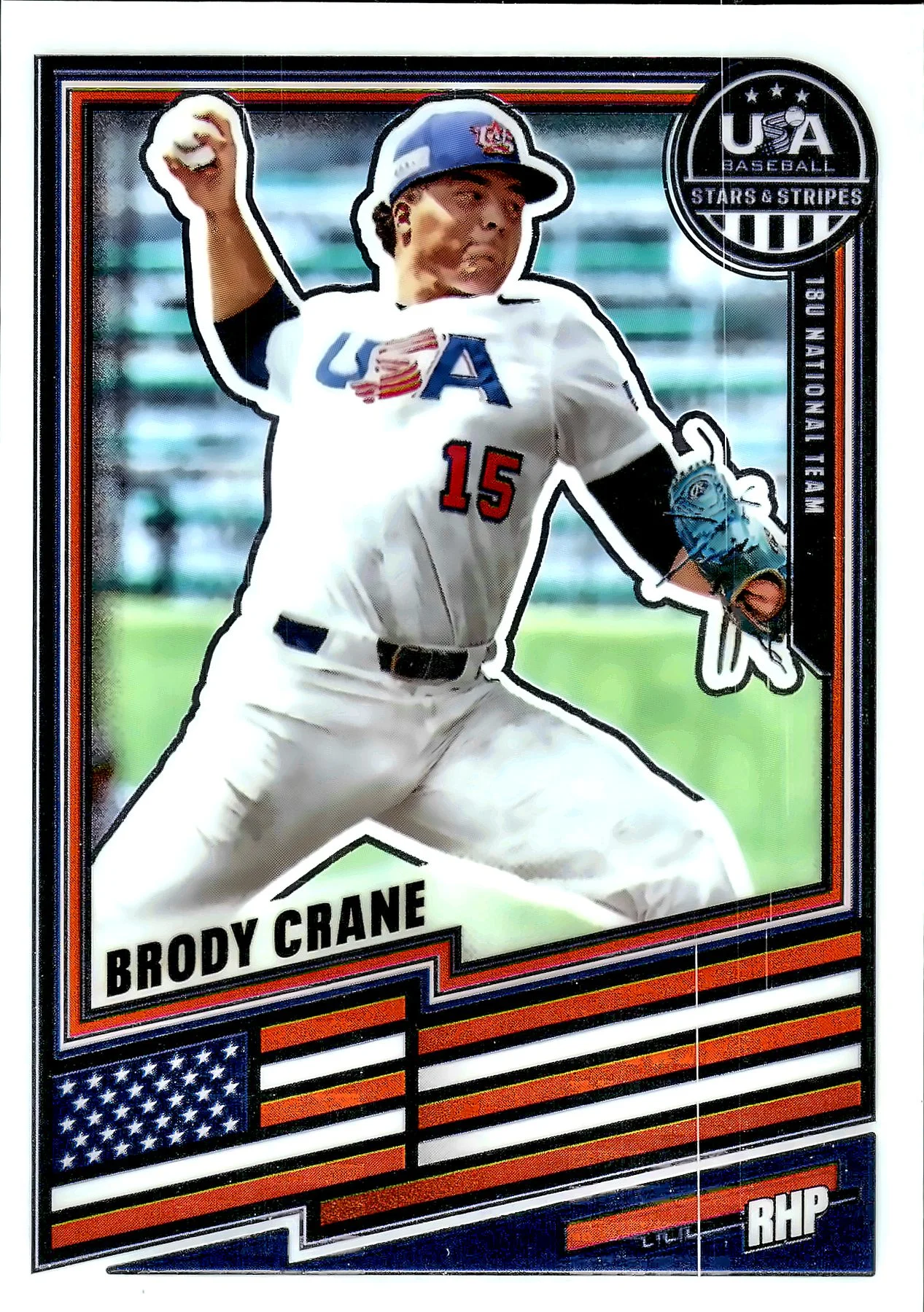 Brody Crane #84 2026 USA Baseball Stars & Stripes baseball card - Front