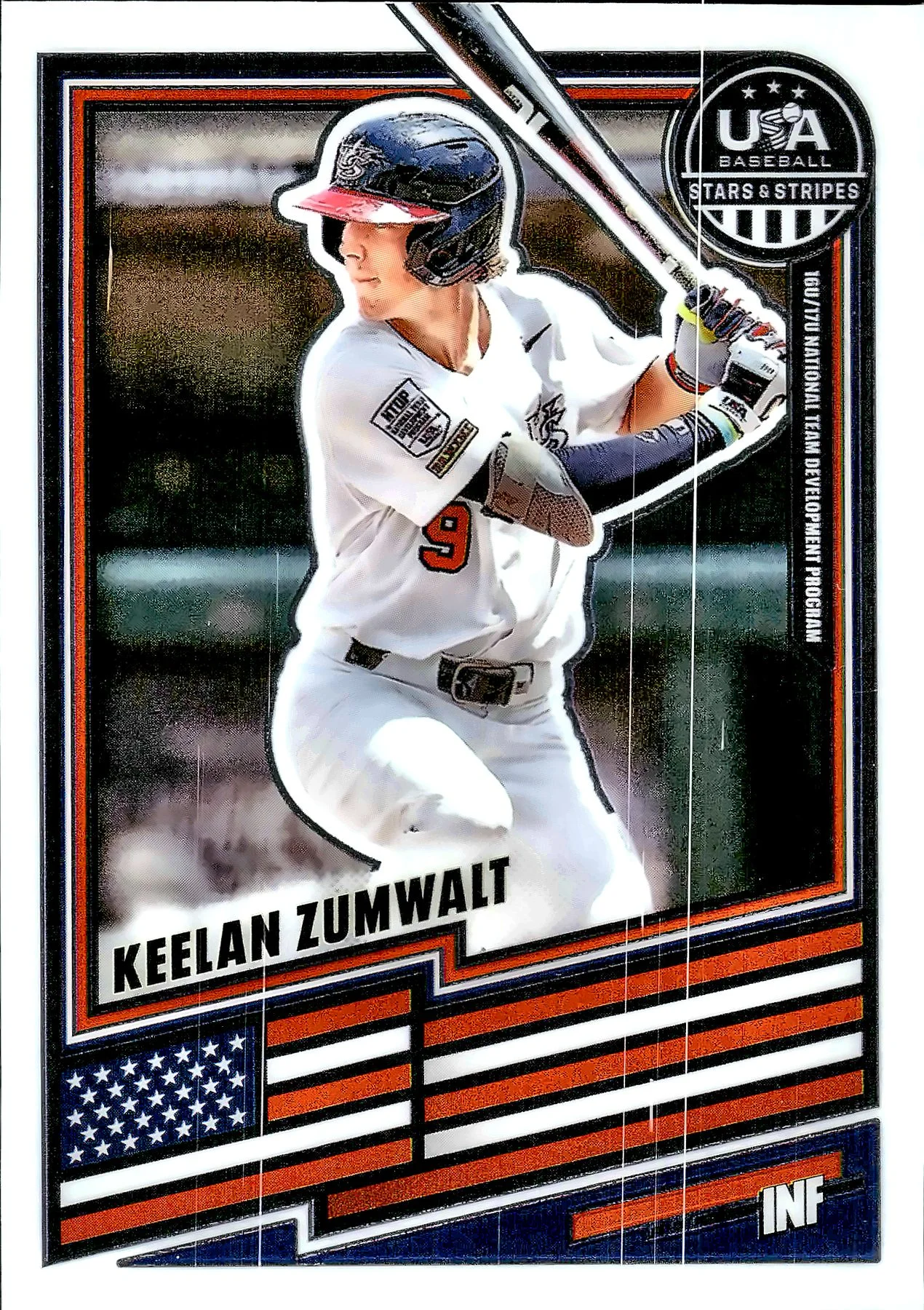 Keelan Zumwalt #193 2026 USA Baseball Stars & Stripes baseball card - Front