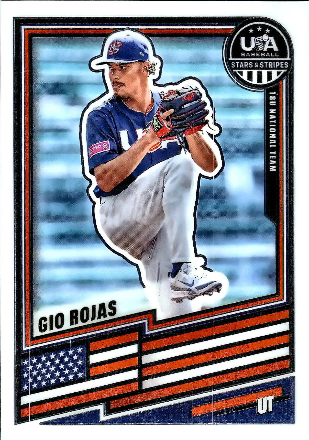 Gio Rojas #119 2026 USA Baseball Stars & Stripes baseball card - Front