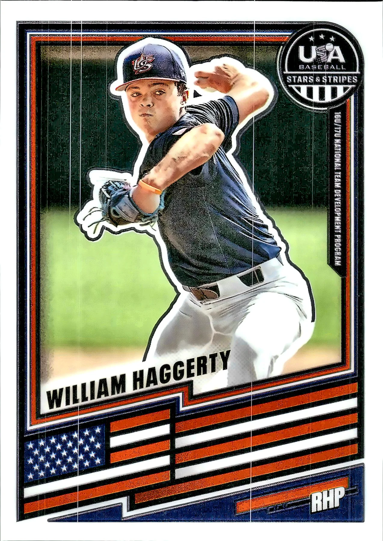 William Haggerty #110 2026 USA Baseball Stars & Stripes baseball card - Front